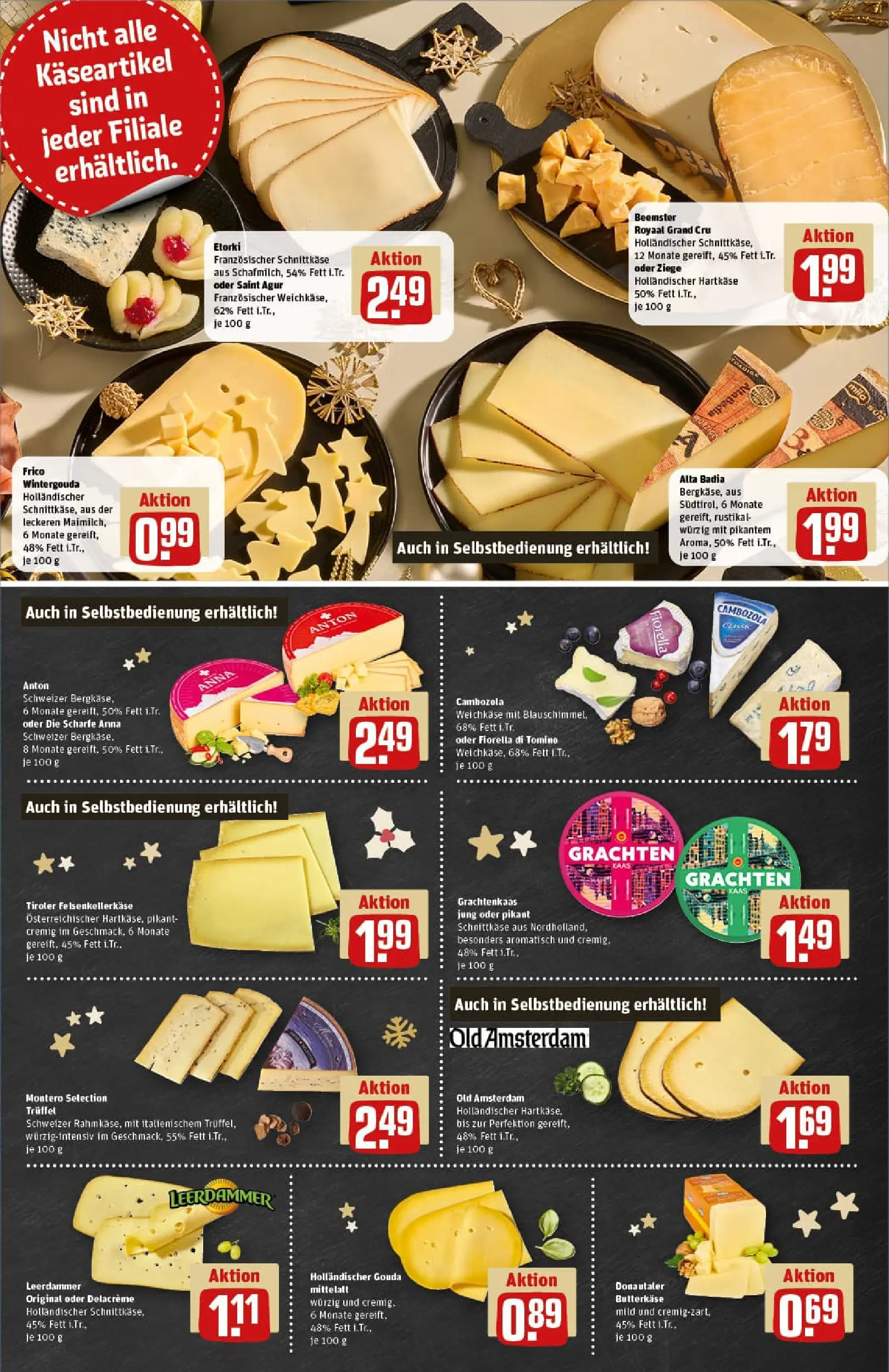 REWE Prospekt ab 15.12.2025 zum Blättern » Angebote | Seite: 9 | Produkte: Gouda, Leerdammer