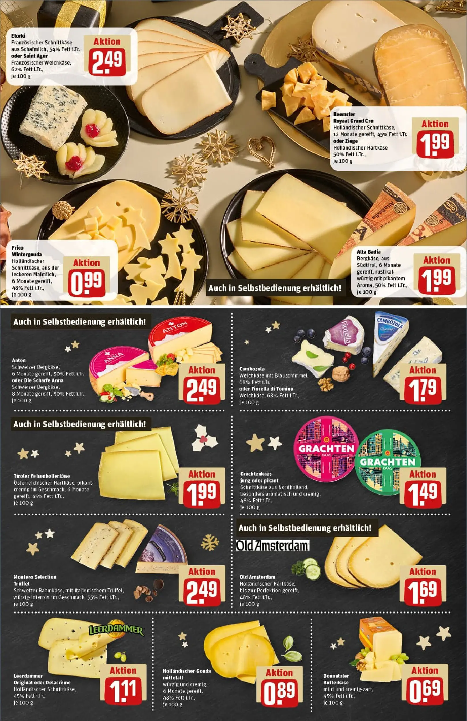 REWE Prospekt ab 15.12.2025 zum Blättern » Angebote | Seite: 9 | Produkte: Gouda, Leerdammer