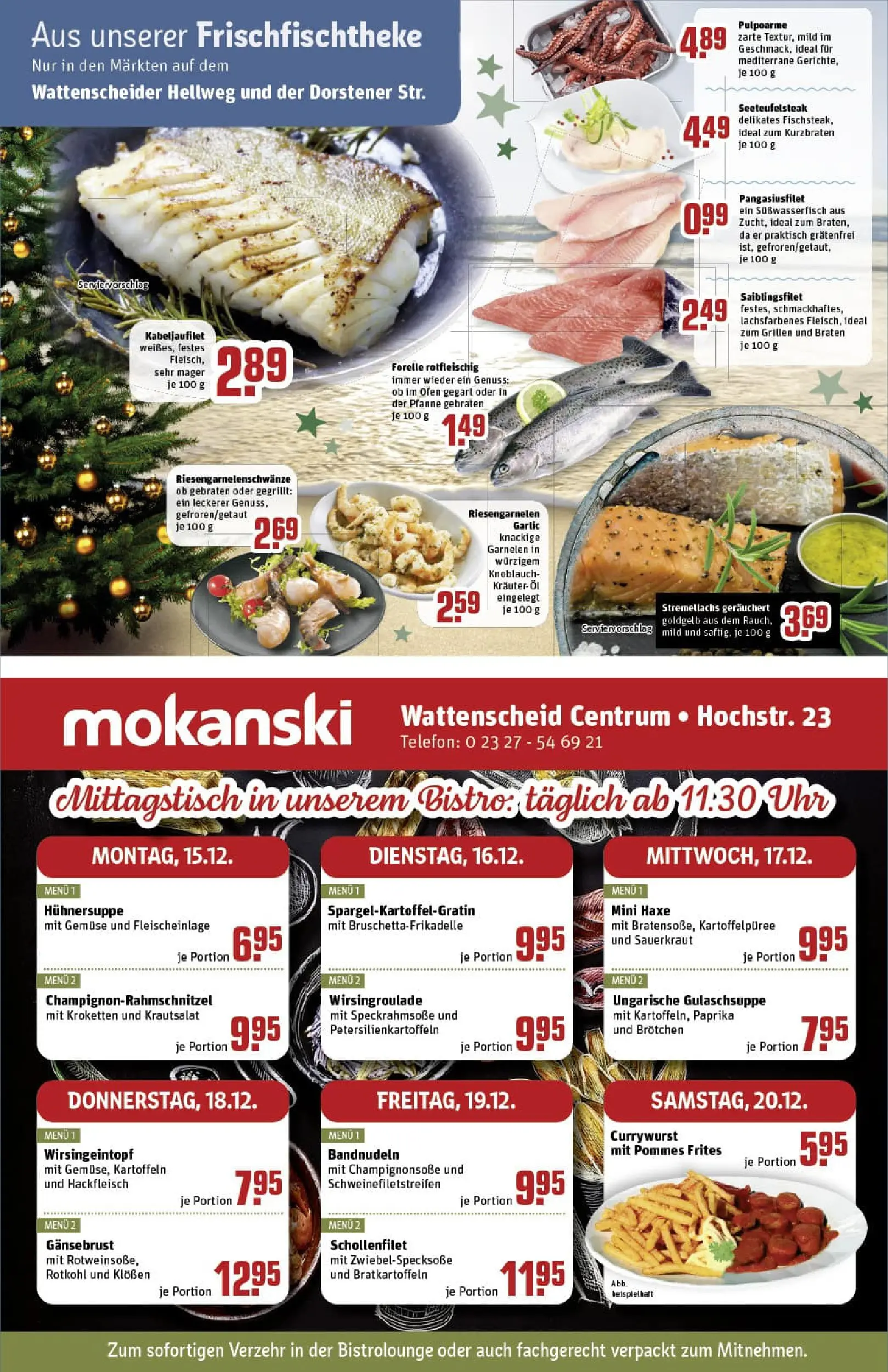 REWE Prospekt ab 15.12.2025 zum Blättern » Angebote | Seite: 29 | Produkte: Pommes, Garnelen, Paprika, Knoblauch