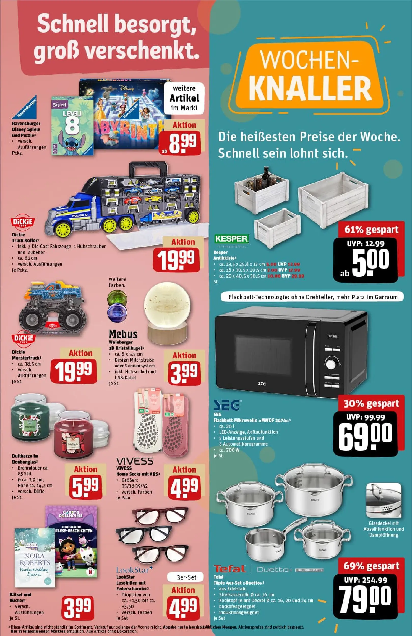 REWE Prospekt ab 15.12.2025 zum Blättern » Angebote | Seite: 29 | Produkte: Milch, Box, Monster, Koffer