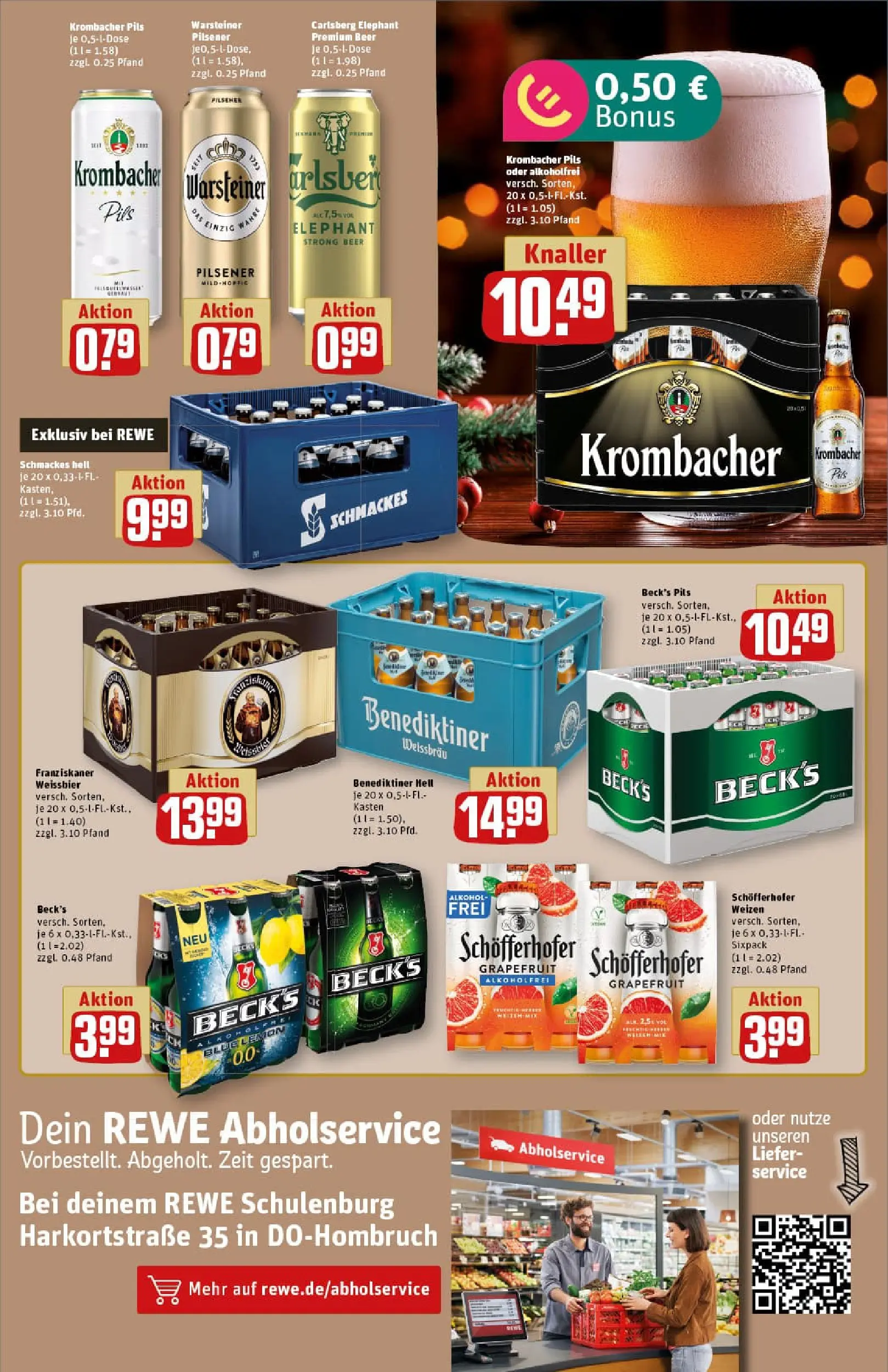 REWE Prospekt ab 15.12.2025 zum Blättern » Angebote | Seite: 19 | Produkte: Carlsberg, Weißbier, Benediktiner hell, Grapefruit