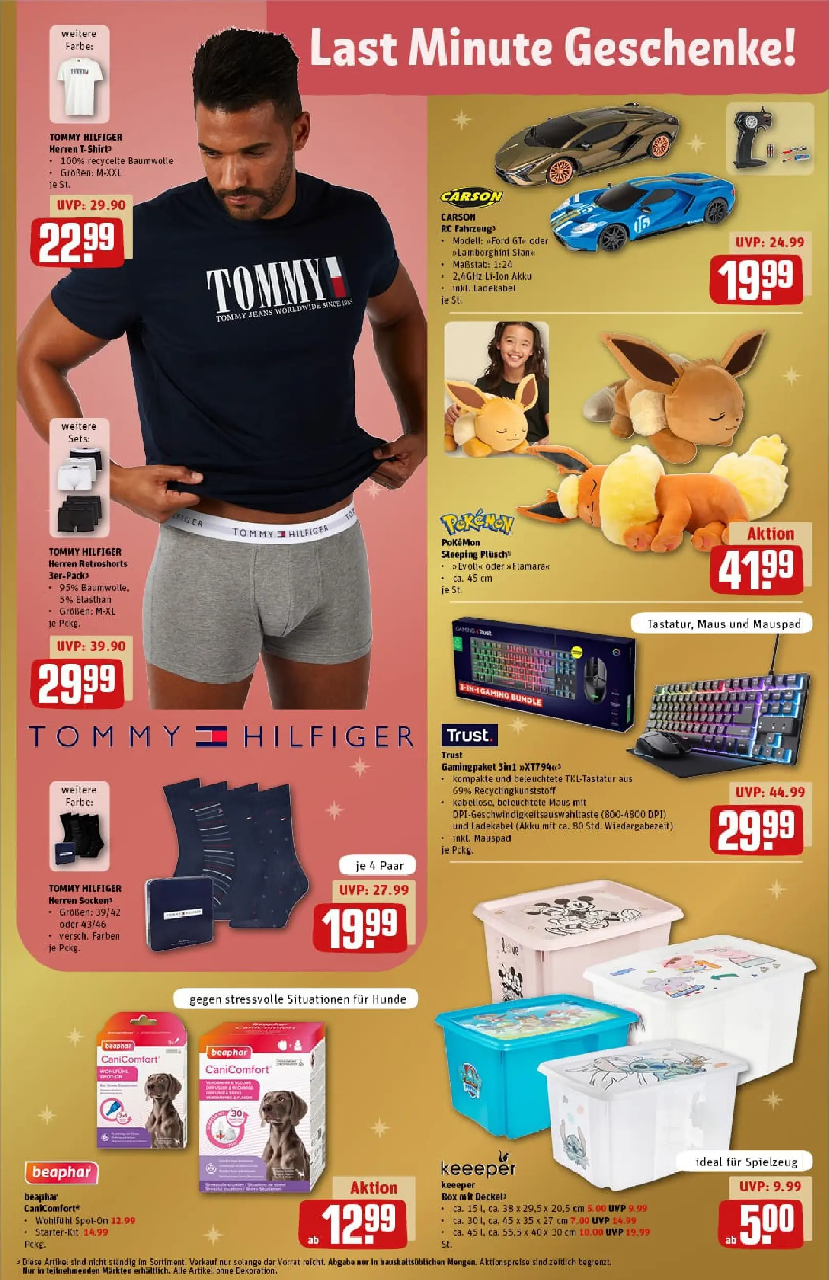 REWE Prospekt ab 15.12.2025 zum Blättern » Angebote | Seite: 37 | Produkte: T-Shirt, Box, Socken, Tastatur