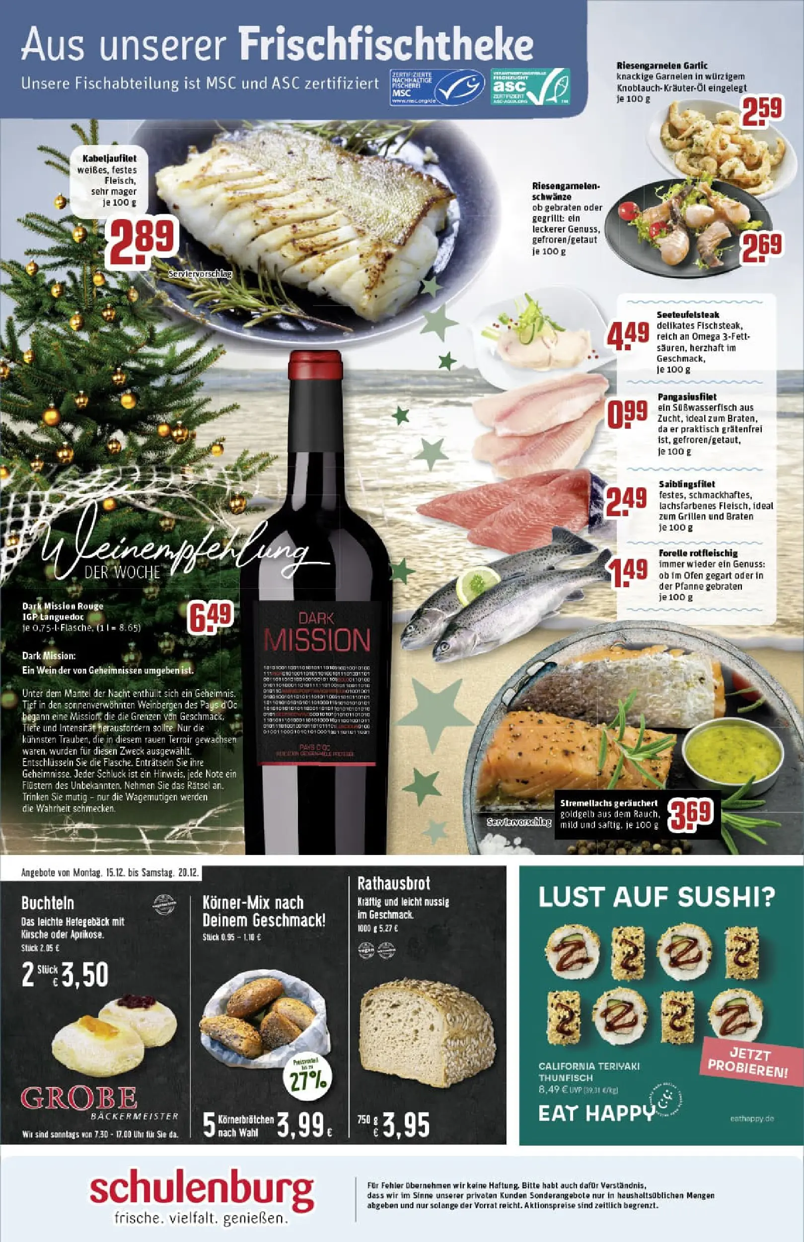 REWE Prospekt ab 15.12.2025 zum Blättern » Angebote | Seite: 29 | Produkte: Garnelen, Knoblauch, Steak, Uhr