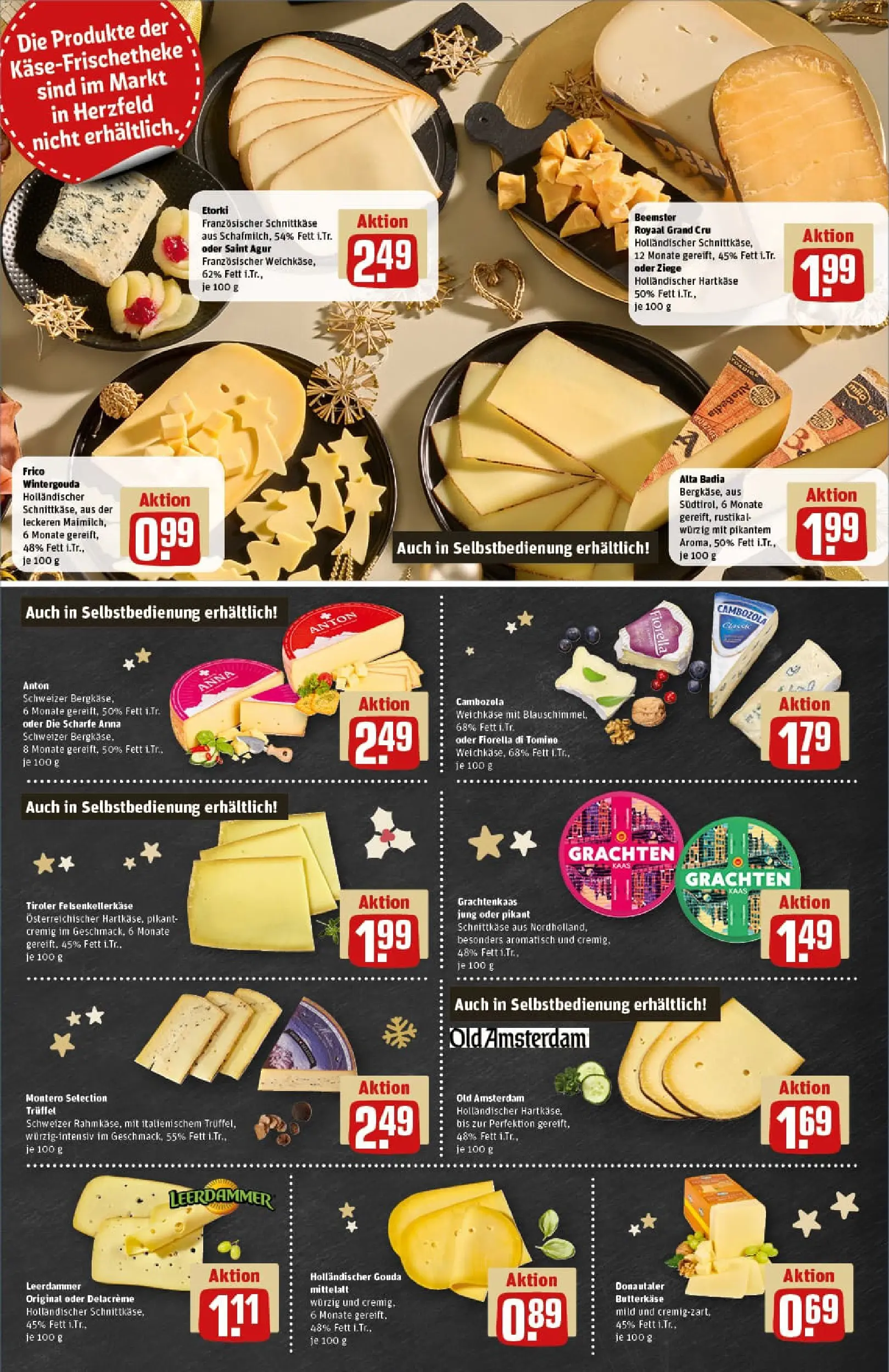 REWE Prospekt ab 15.12.2025 zum Blättern » Angebote | Seite: 9 | Produkte: Gouda, Leerdammer