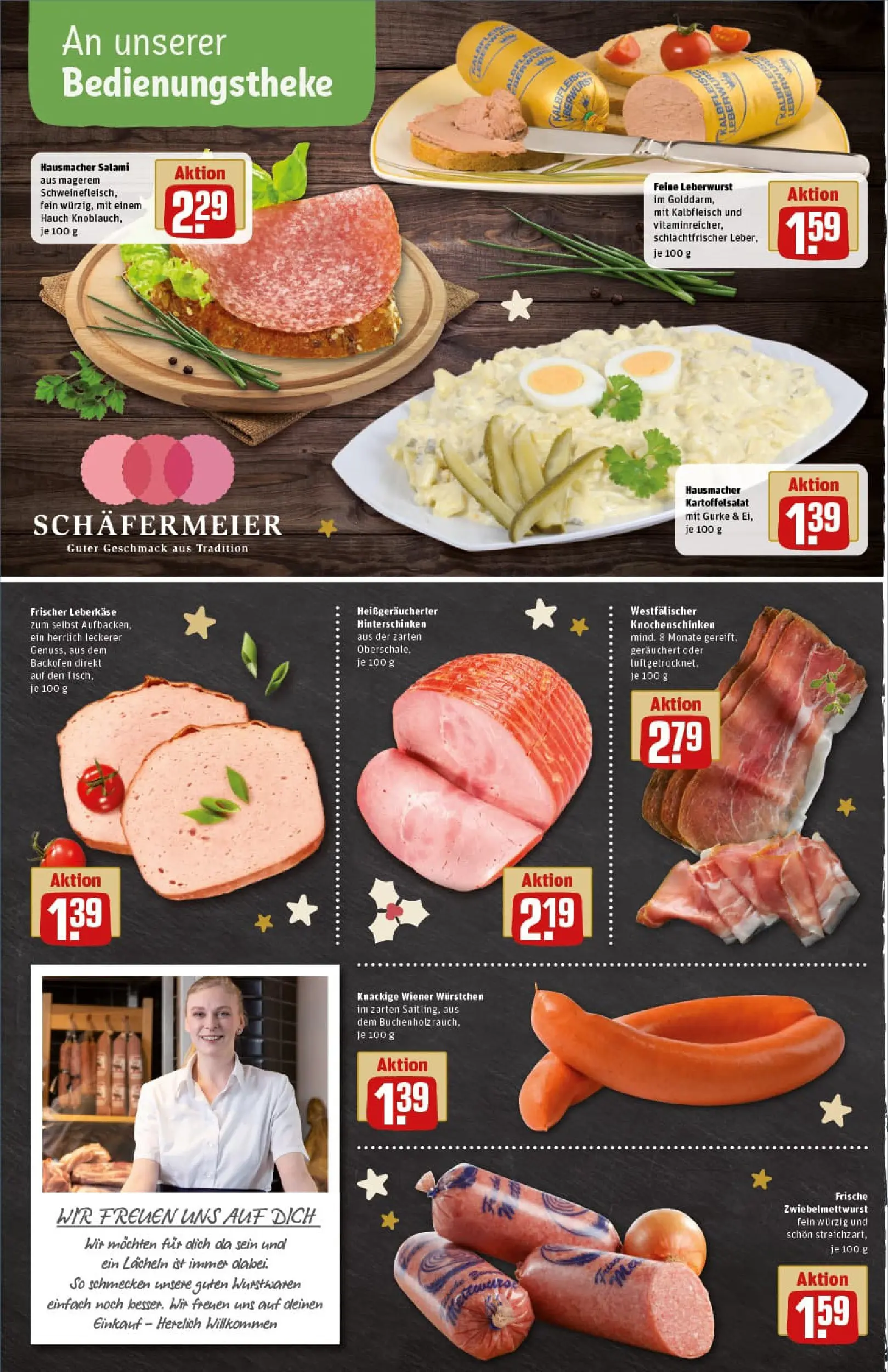 REWE Prospekt ab 15.12.2025 zum Blättern » Angebote | Seite: 8 | Produkte: Wiener wurstchen, Backofen, Salami, Leberkase