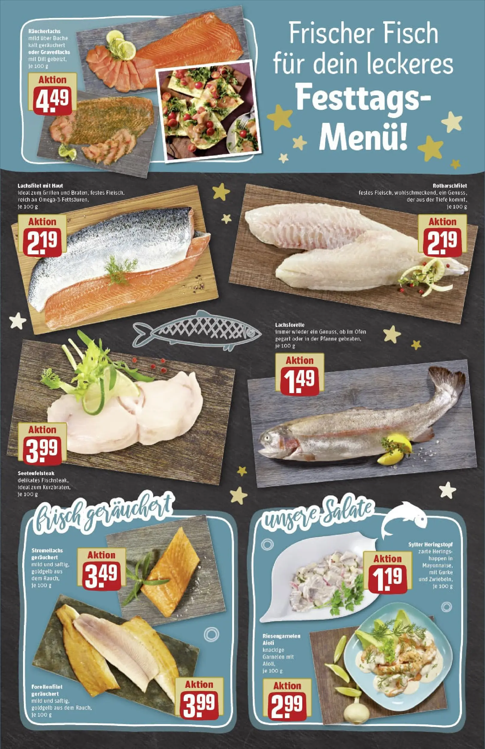 REWE Prospekt ab 15.12.2025 zum Blättern » Angebote | Seite: 29 | Produkte: Ofen, Garnelen, Räucherlachs, Steak