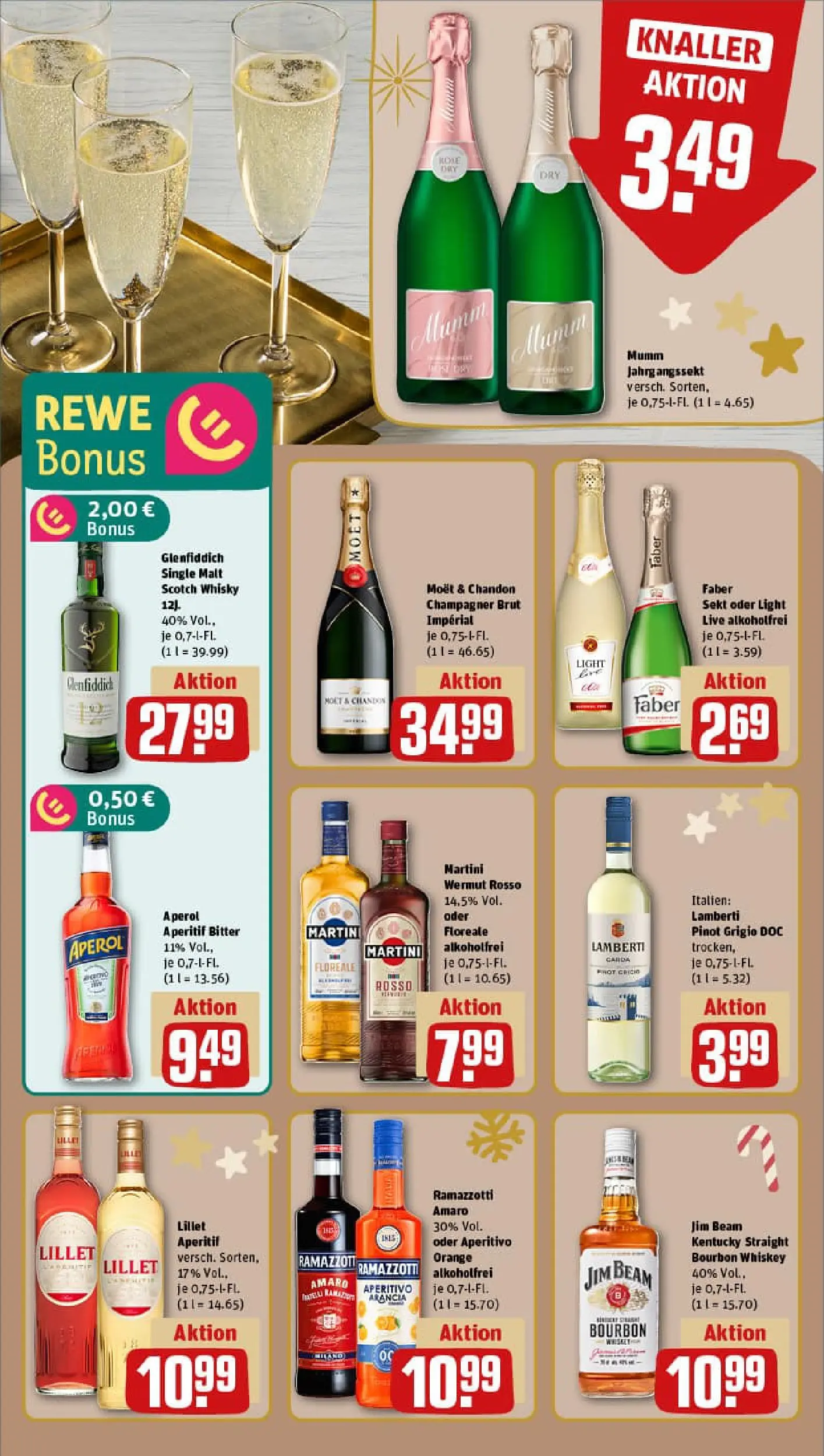 REWE Prospekt ab 15.12.2025 zum Blättern » Angebote | Seite: 17 | Produkte: Martini, Whisky, Jim beam, Whiskey