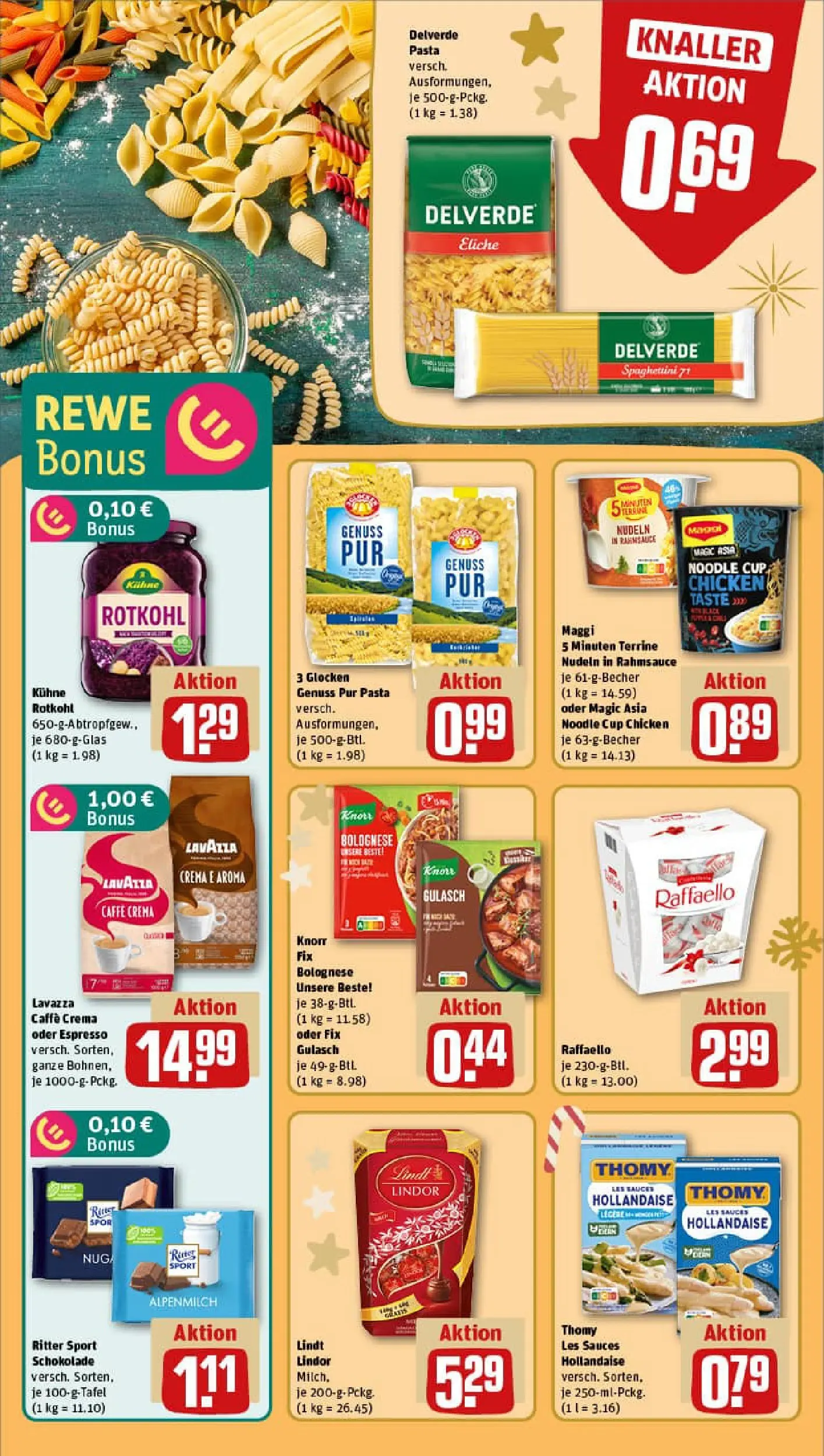 REWE Prospekt ab 15.12.2025 zum Blättern » Angebote | Seite: 20 | Produkte: Knorr fix, Thomy les sauces, Schokolade, Ritter sport