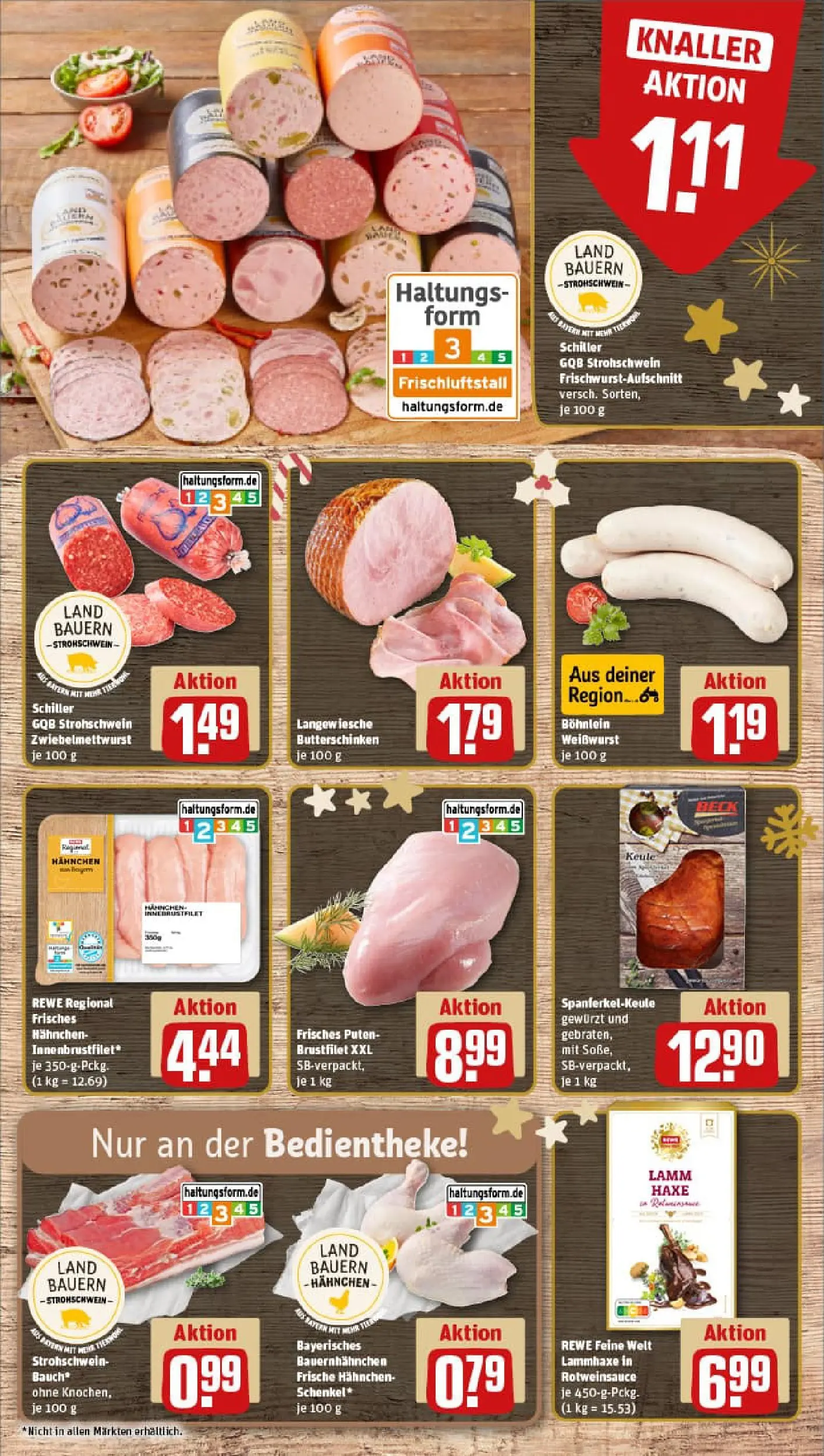 REWE Prospekt ab 15.12.2025 zum Blättern » Angebote | Seite: 10 | Produkte: Hahnchen, Weißwurst