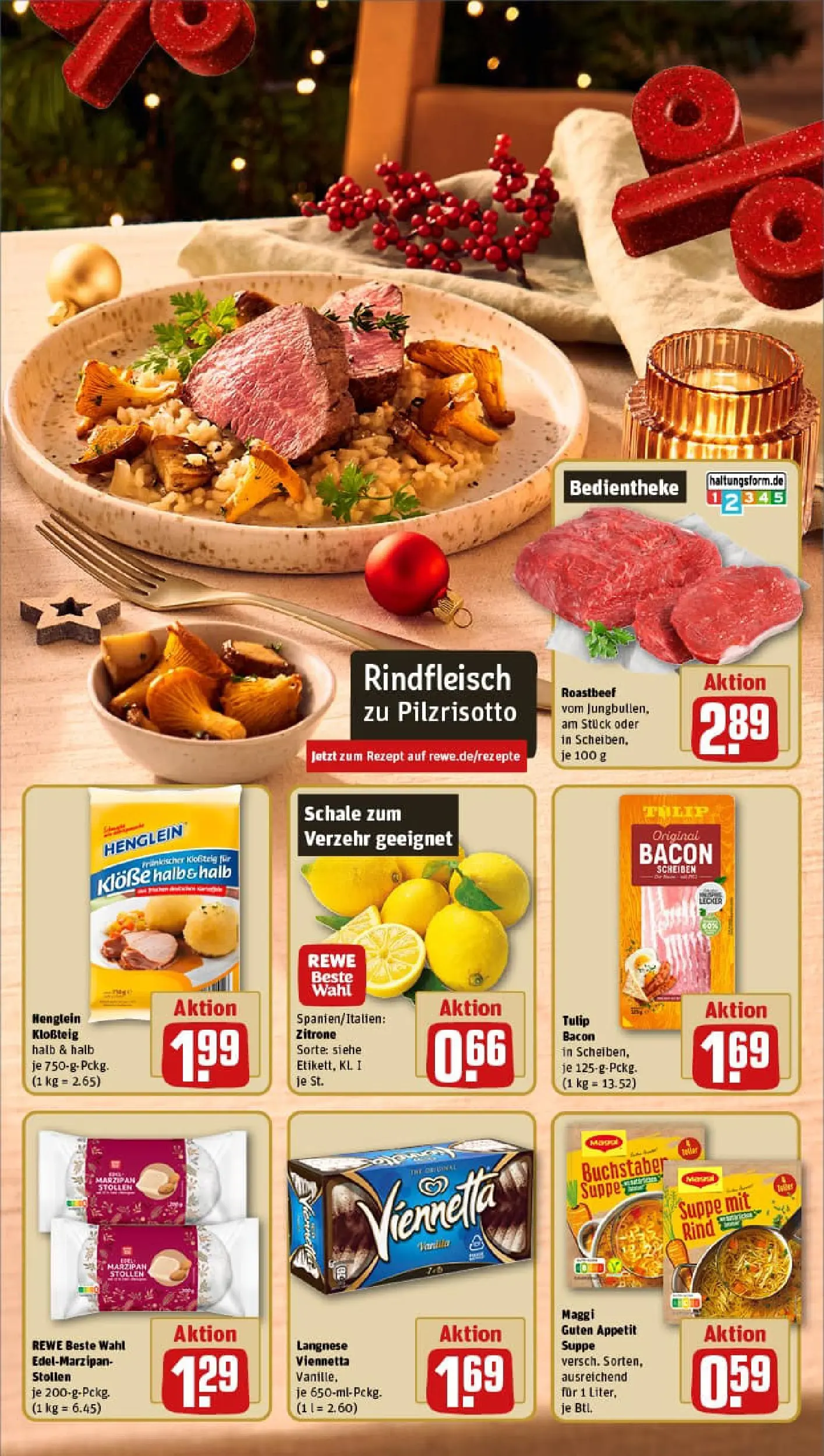 REWE Prospekt ab 15.12.2025 zum Blättern » Angebote | Seite: 3 | Produkte: Maggi, Roastbeef, Zitrone, Rindfleisch