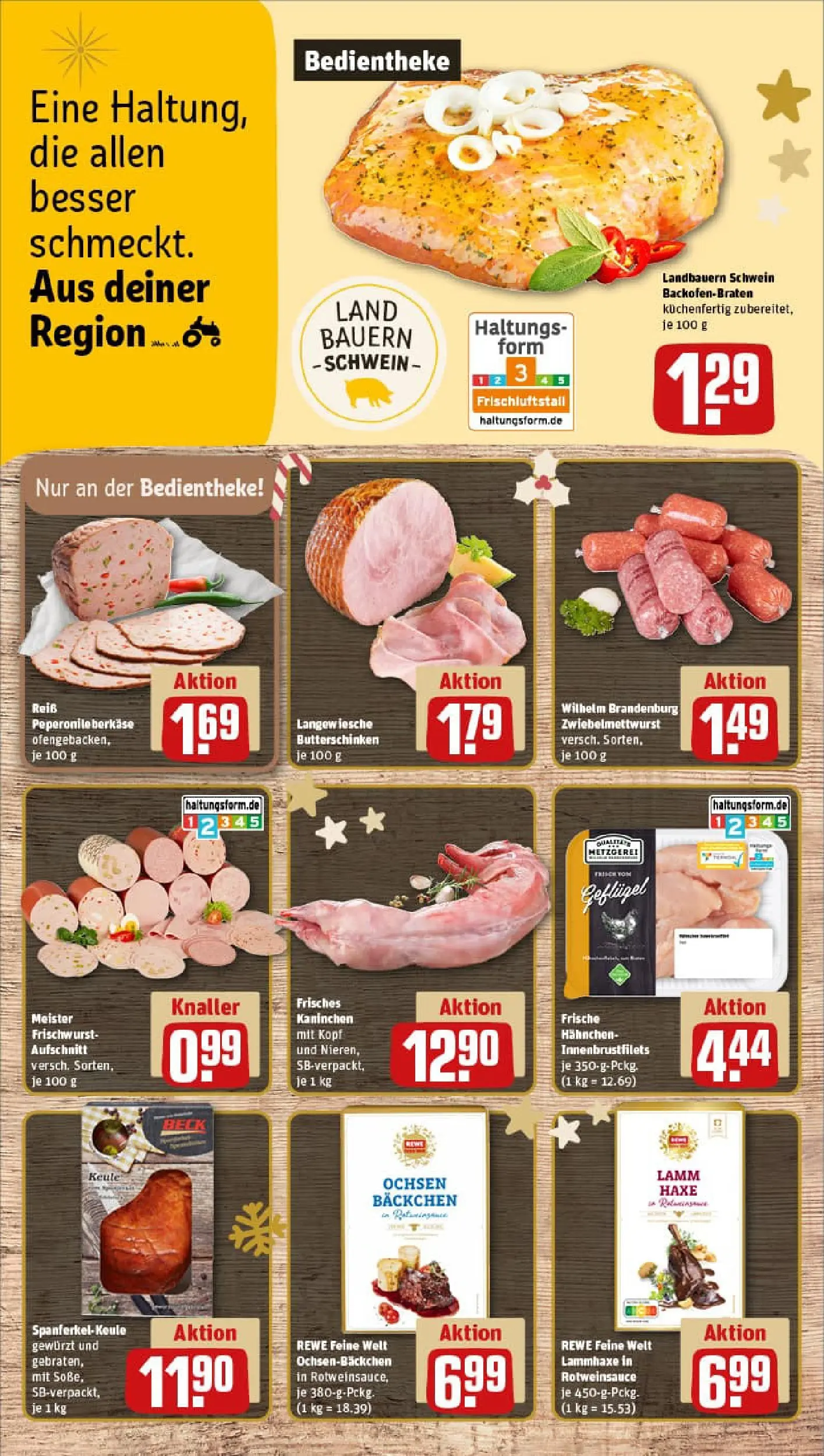 REWE Prospekt ab 15.12.2025 zum Blättern » Angebote | Seite: 12 | Produkte: Hahnchen, Kaninchen, Reis