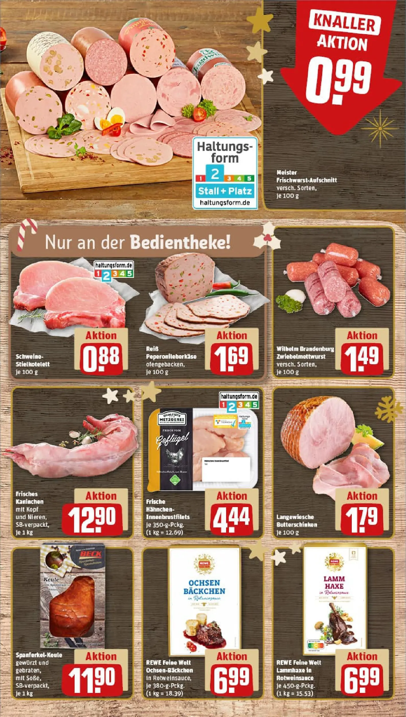 REWE Prospekt ab 15.12.2025 zum Blättern » Angebote | Seite: 12 | Produkte: Hahnchen, Kaninchen, Reis