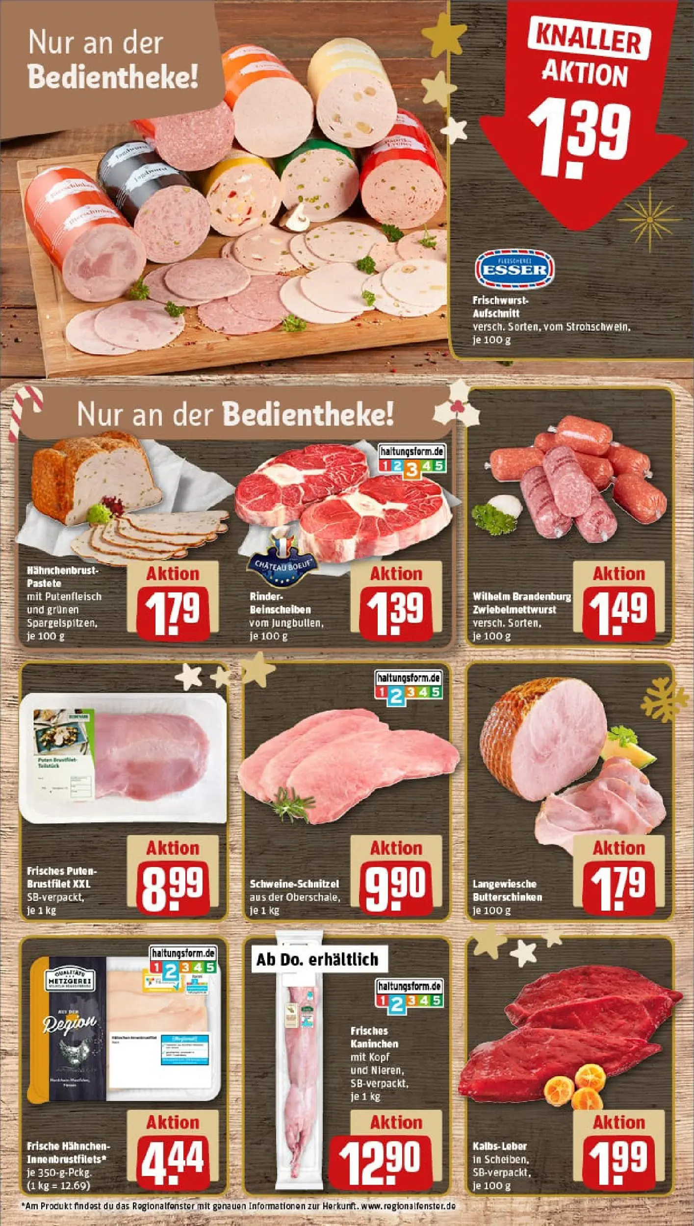 REWE Prospekt ab 15.12.2025 zum Blättern » Angebote | Seite: 10 | Produkte: Hahnchen, Kaninchen, Hahnchenbrust
