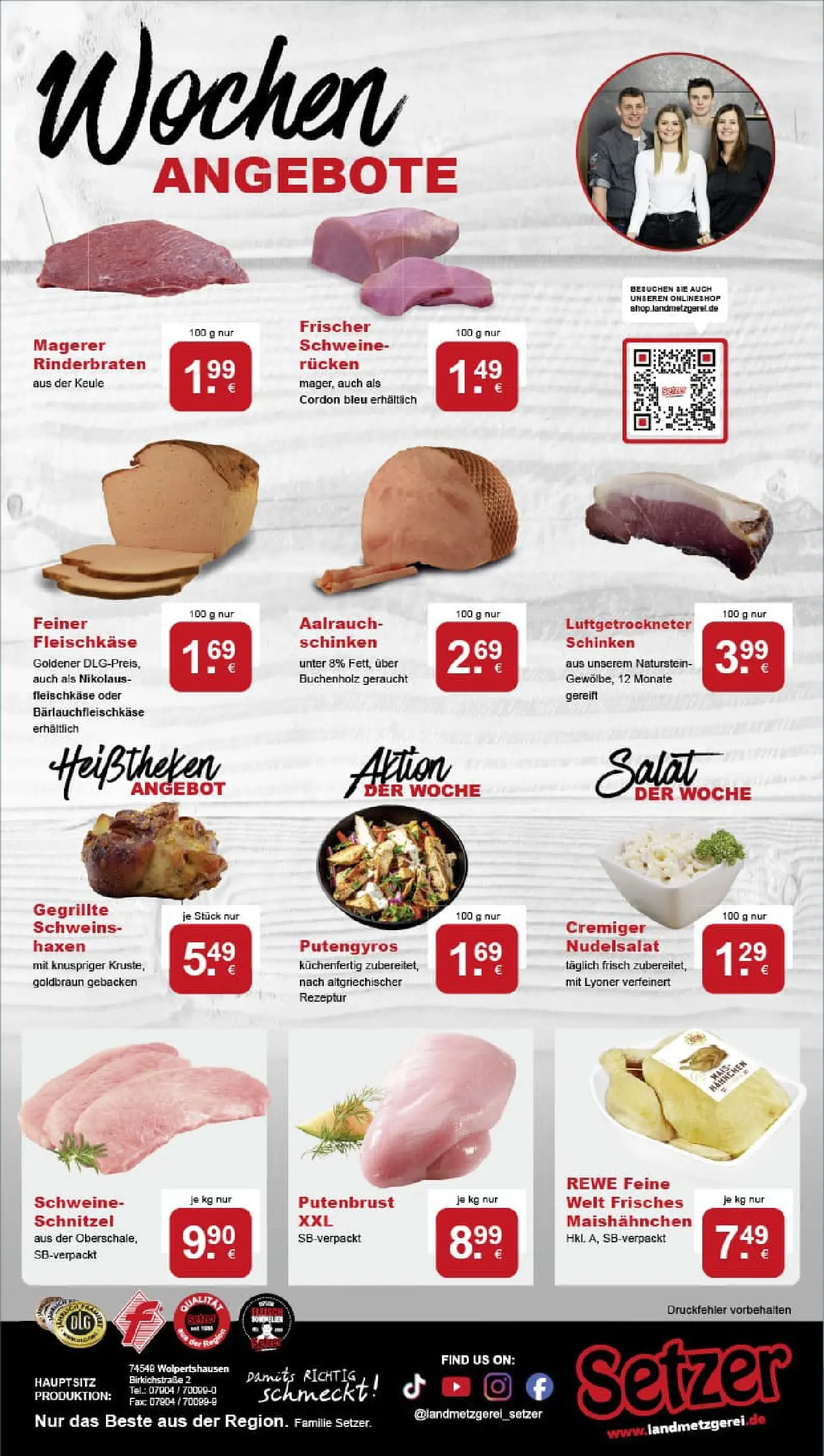 REWE Prospekt ab 15.12.2025 zum Blättern » Angebote | Seite: 12 | Produkte: Rinderbraten, Schnitzel, Schinken, Salat