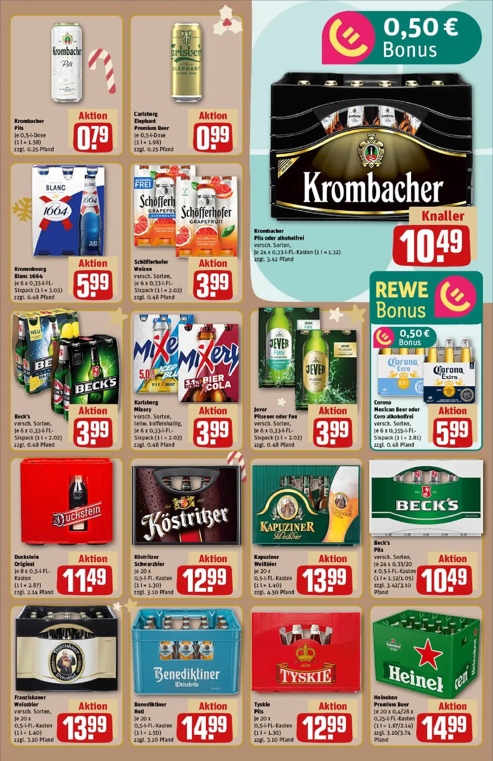 REWE Prospekt ab 15.12.2025 zum Blättern » Angebote | Seite: 19 | Produkte: Franziskaner, Kostritzer, Benediktiner hell, Grapefruit