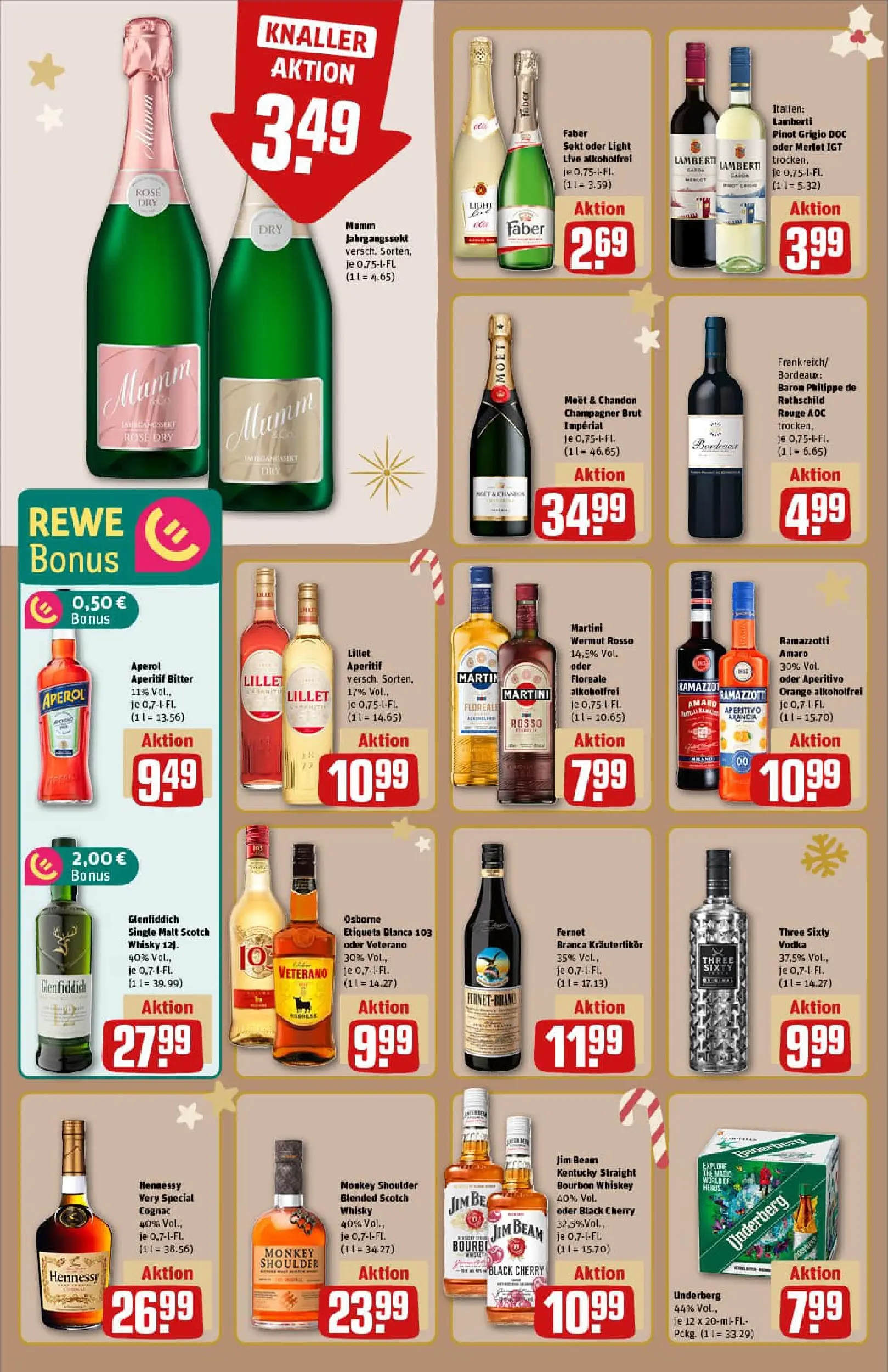 REWE Prospekt ab 15.12.2025 zum Blättern » Angebote | Seite: 22 | Produkte: Whisky, Sekt, Rouge, Ramazzotti