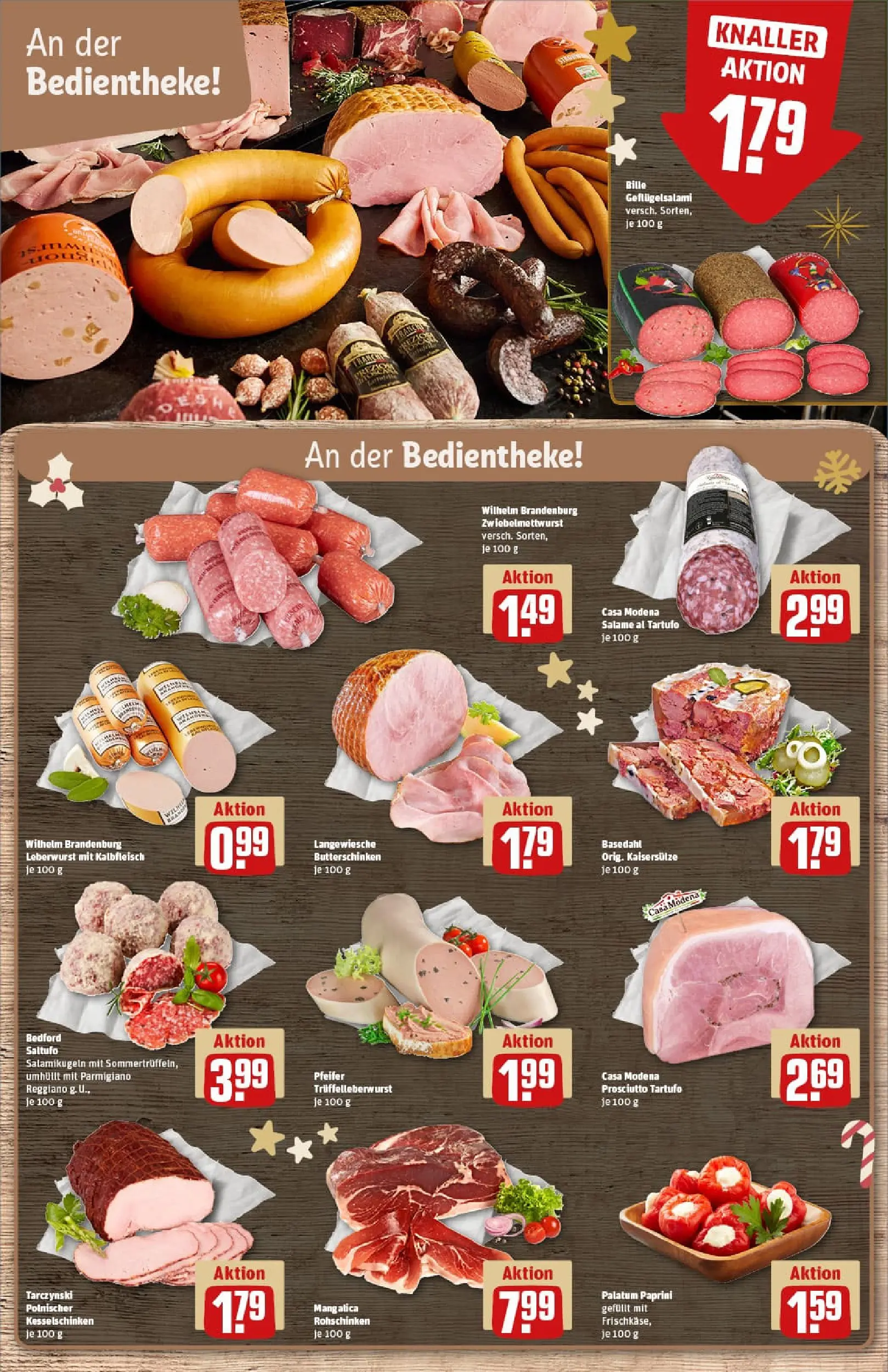 REWE Prospekt ab 15.12.2025 zum Blättern » Angebote | Seite: 12 | Produkte: Paprika, Salami