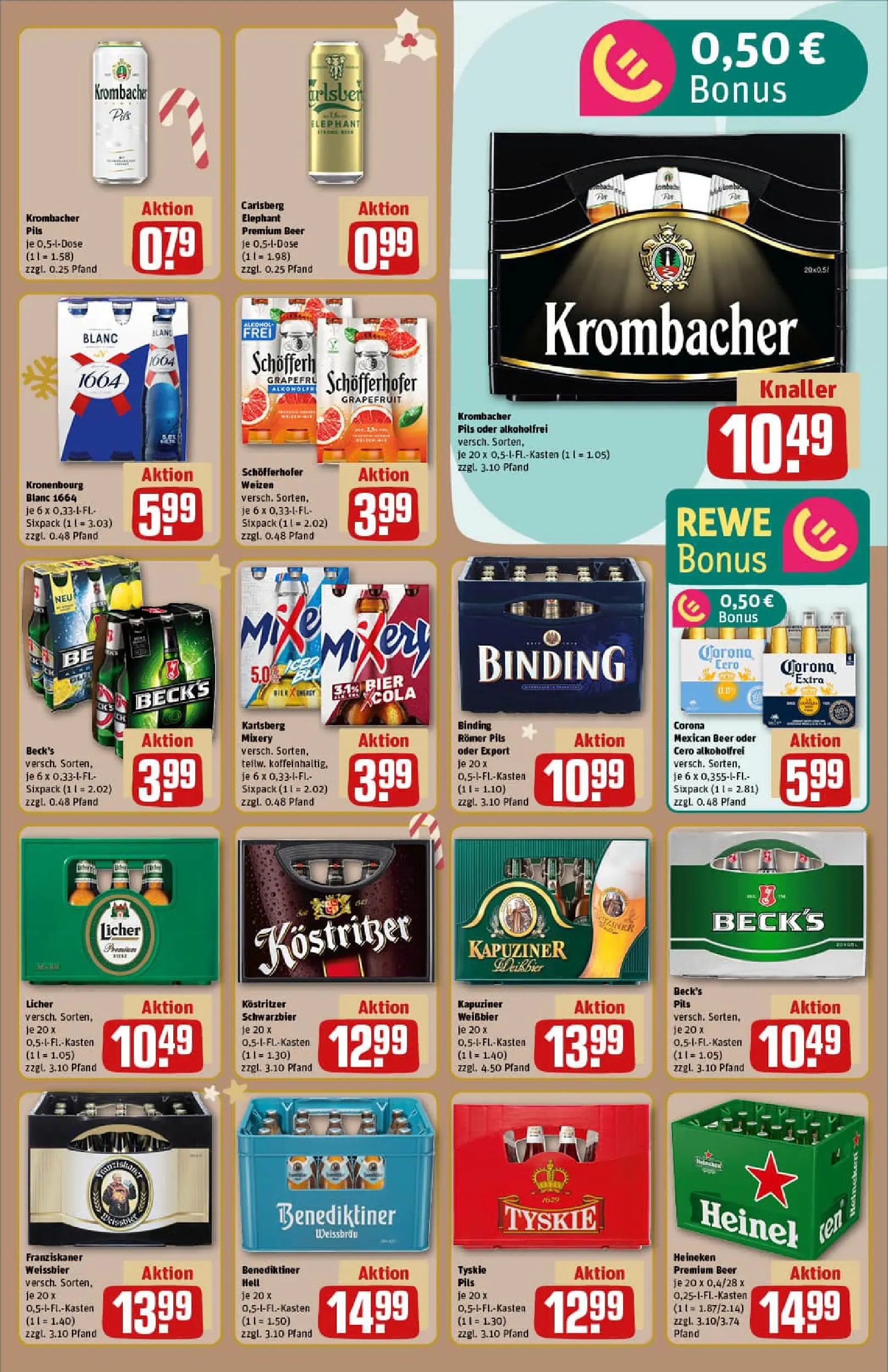 REWE Prospekt ab 15.12.2025 zum Blättern » Angebote | Seite: 19 | Produkte: Tyskie, Kostritzer, Weißbier, Pils