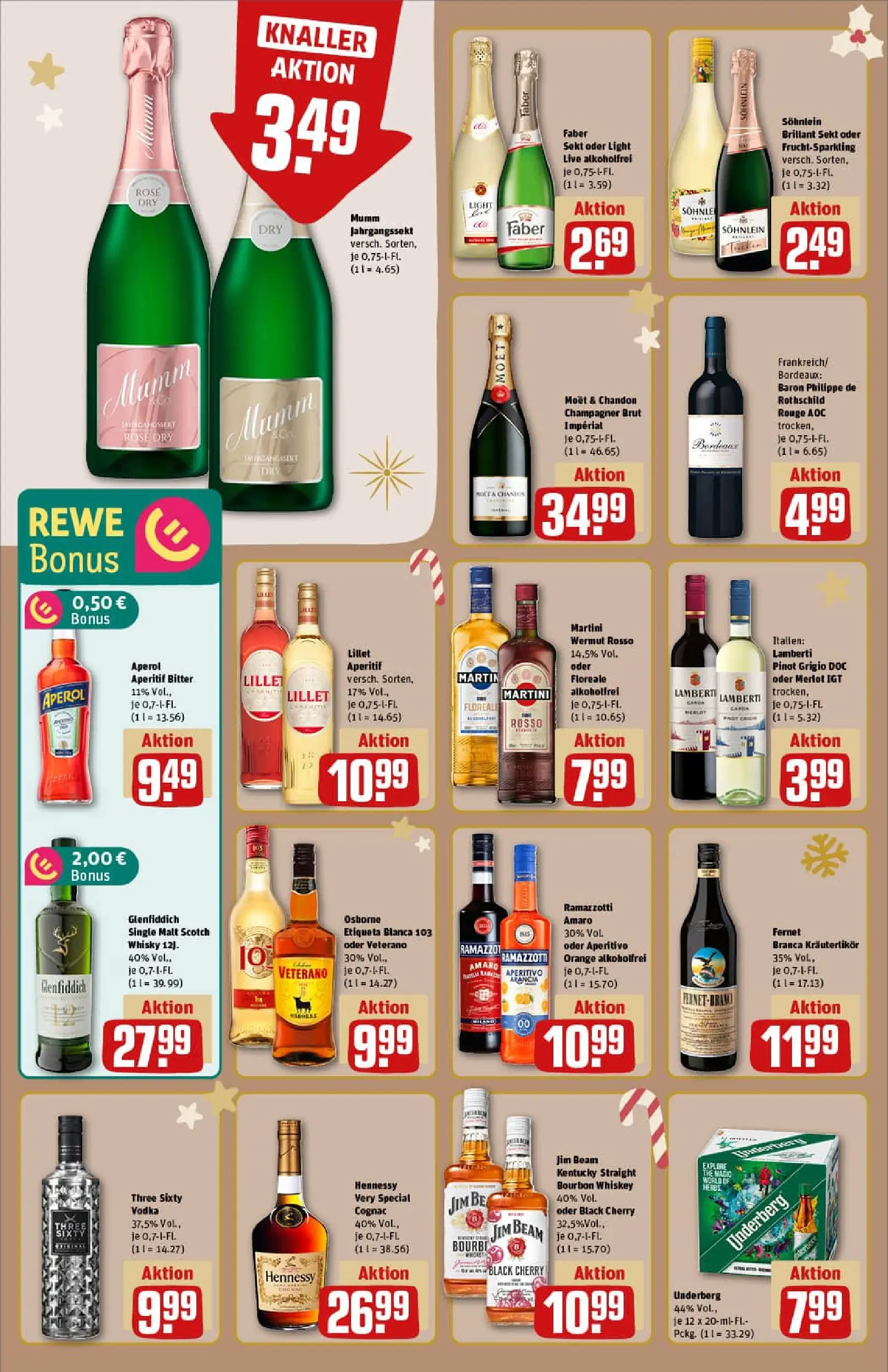 REWE Prospekt ab 15.12.2025 zum Blättern » Angebote | Seite: 20 | Produkte: Whisky, Jim beam, Vodka, Underberg