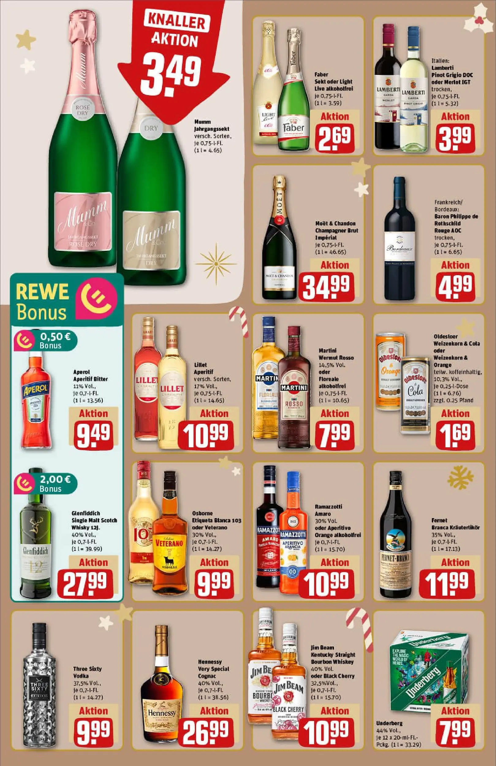 REWE Prospekt ab 15.12.2025 zum Blättern » Angebote | Seite: 20 | Produkte: Martini, Cola, Rouge, Lillet