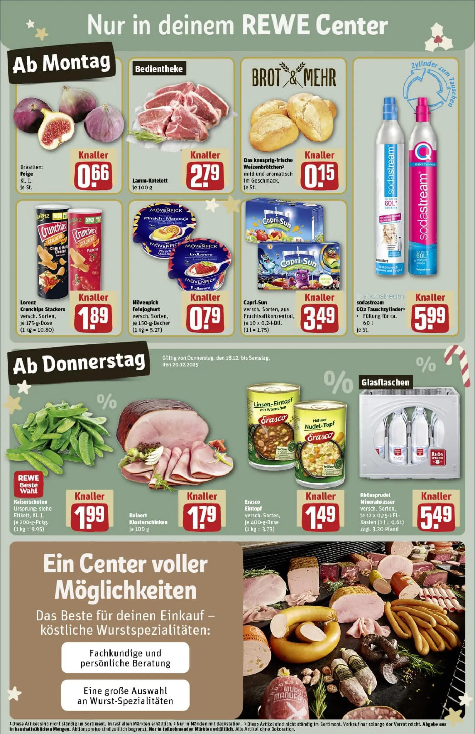 REWE Prospekt ab 15.12.2025 zum Blättern » Angebote | Seite: 7 | Produkte: Capri sun, Lorenz crunchips, Rhonsprudel, Chips