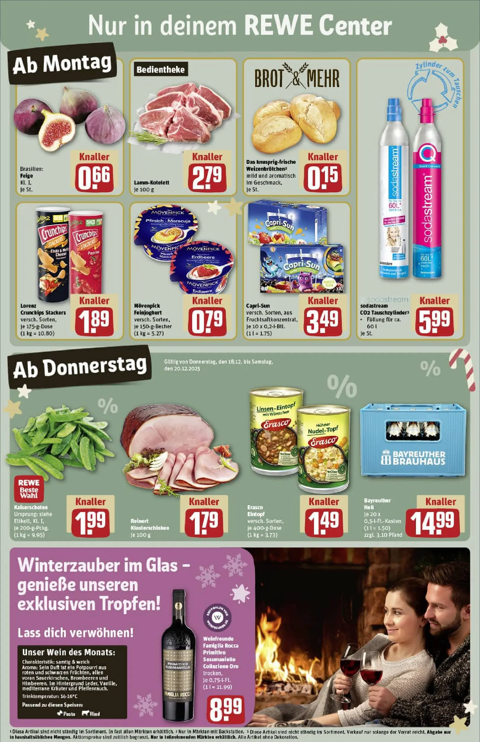 REWE Prospekt ab 15.12.2025 zum Blättern » Angebote | Seite: 7 | Produkte: Duft, Lorenz crunchips, Brot, Wein