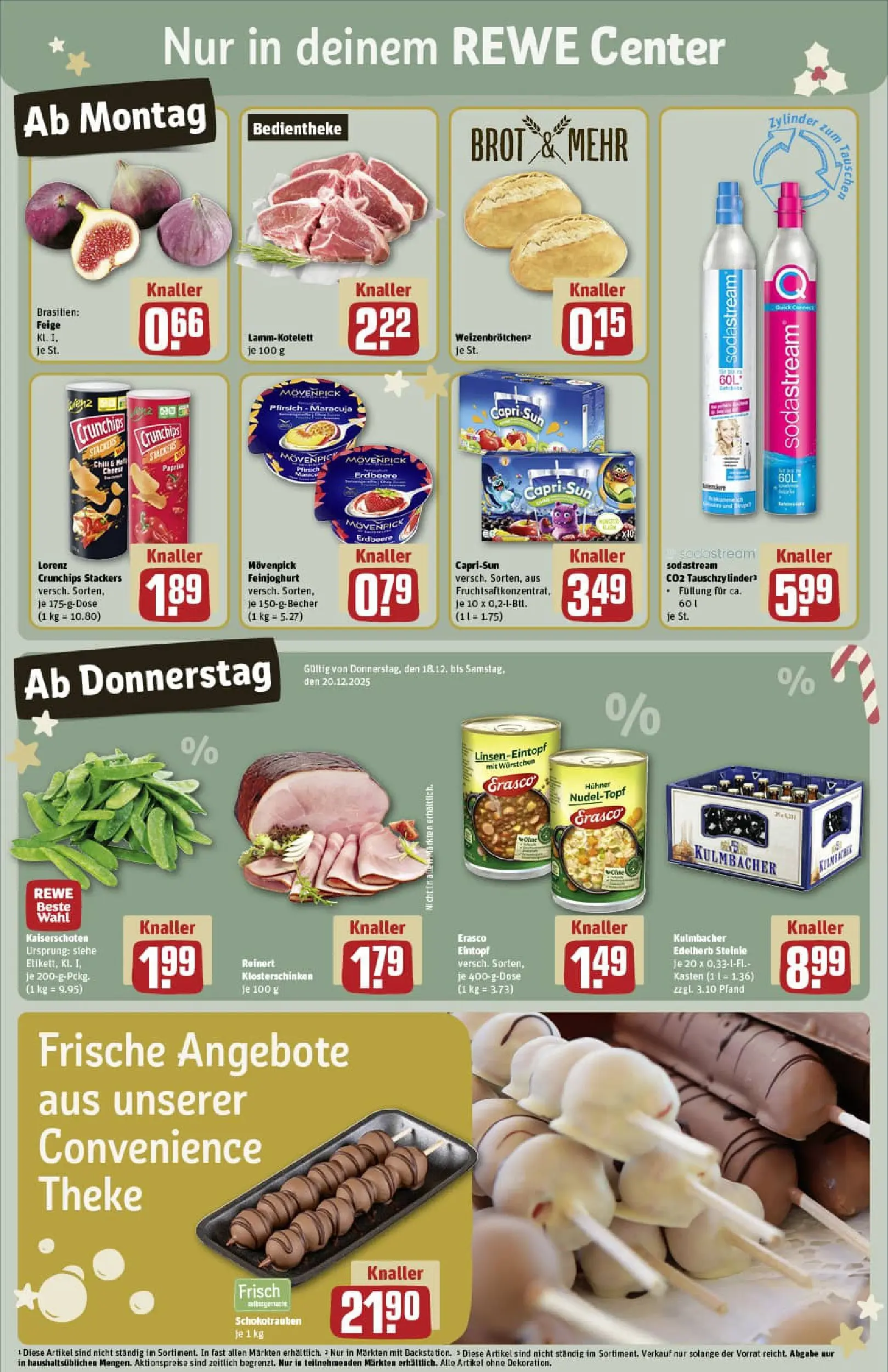 REWE Prospekt ab 15.12.2025 zum Blättern » Angebote | Seite: 7 | Produkte: Capri sun, Paprika, Chili, Erasco
