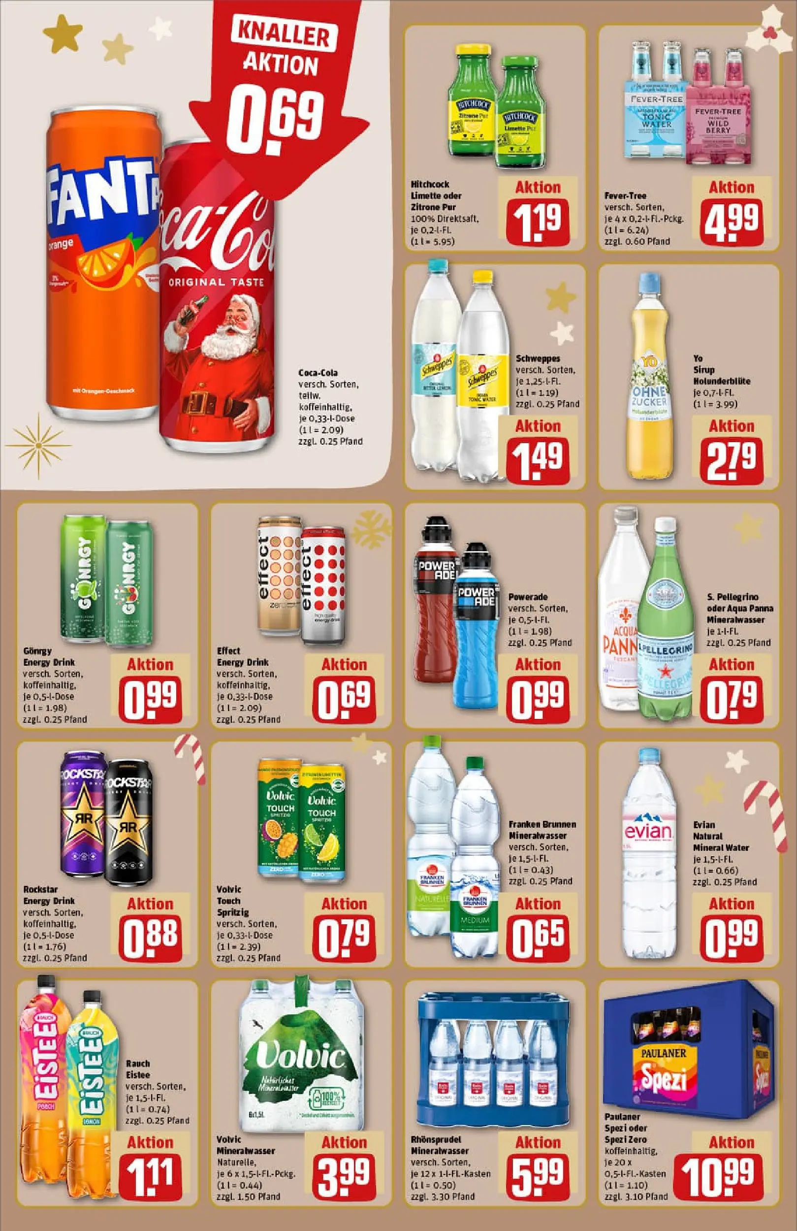 REWE Prospekt ab 15.12.2025 zum Blättern » Angebote | Seite: 18 | Produkte: Rockstar, Volvic touch, Zitrone, Volvic