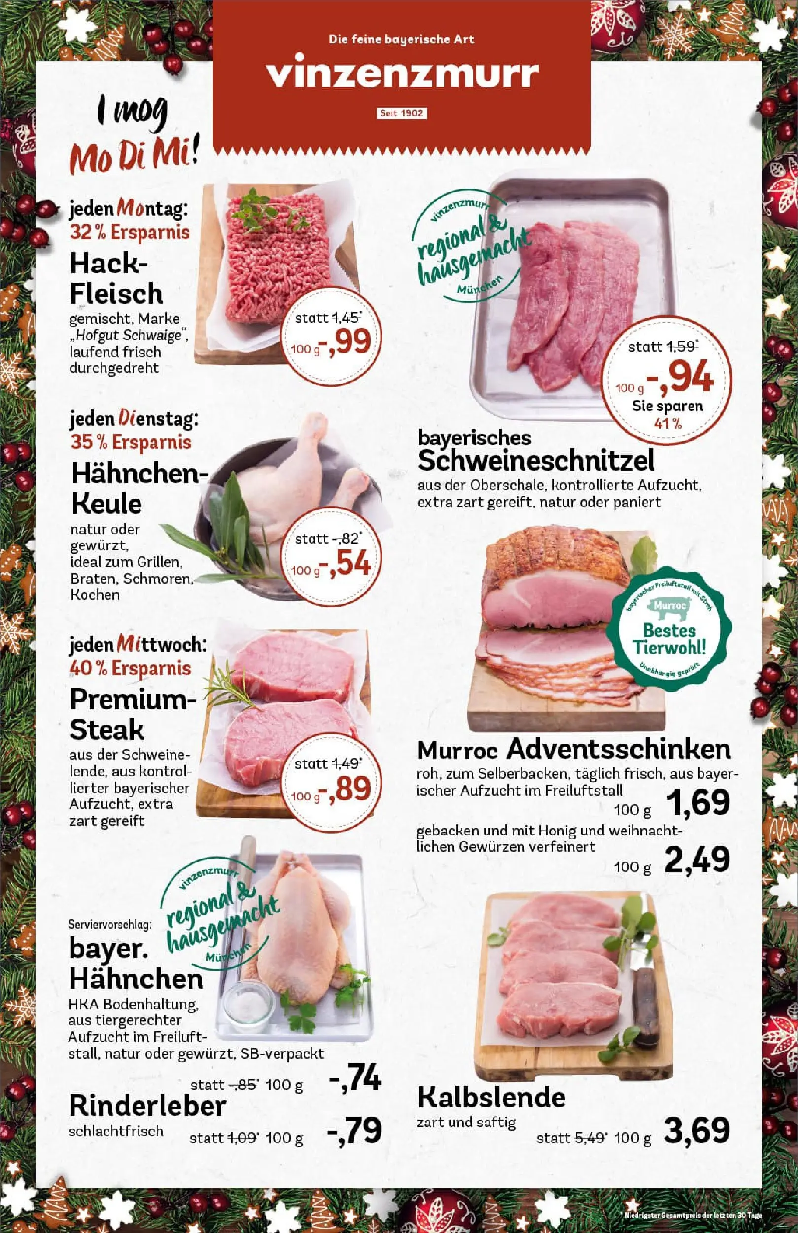 REWE Prospekt ab 15.12.2025 zum Blättern » Angebote | Seite: 10 | Produkte: Hahnchen, Steak, Fleisch