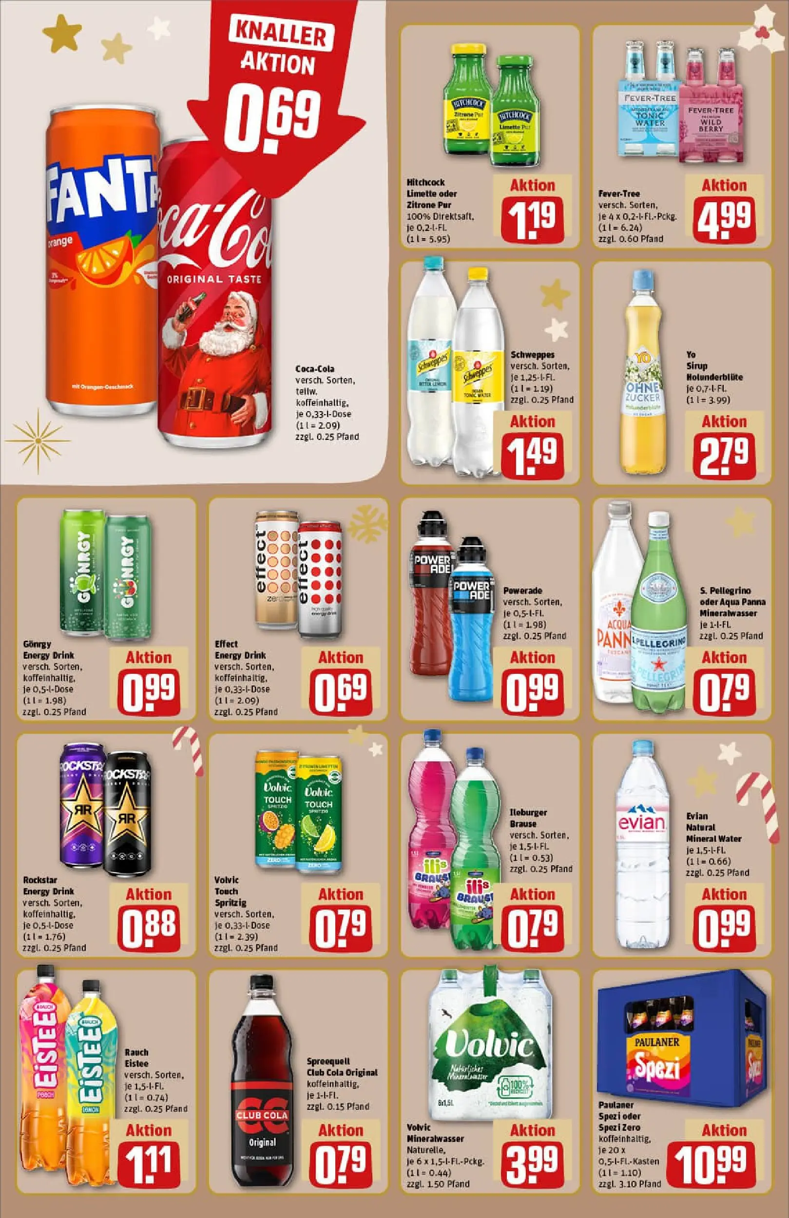 REWE Prospekt ab 15.12.2025 zum Blättern » Angebote | Seite: 20 | Produkte: Powerade, Limette, Volvic, Paulaner