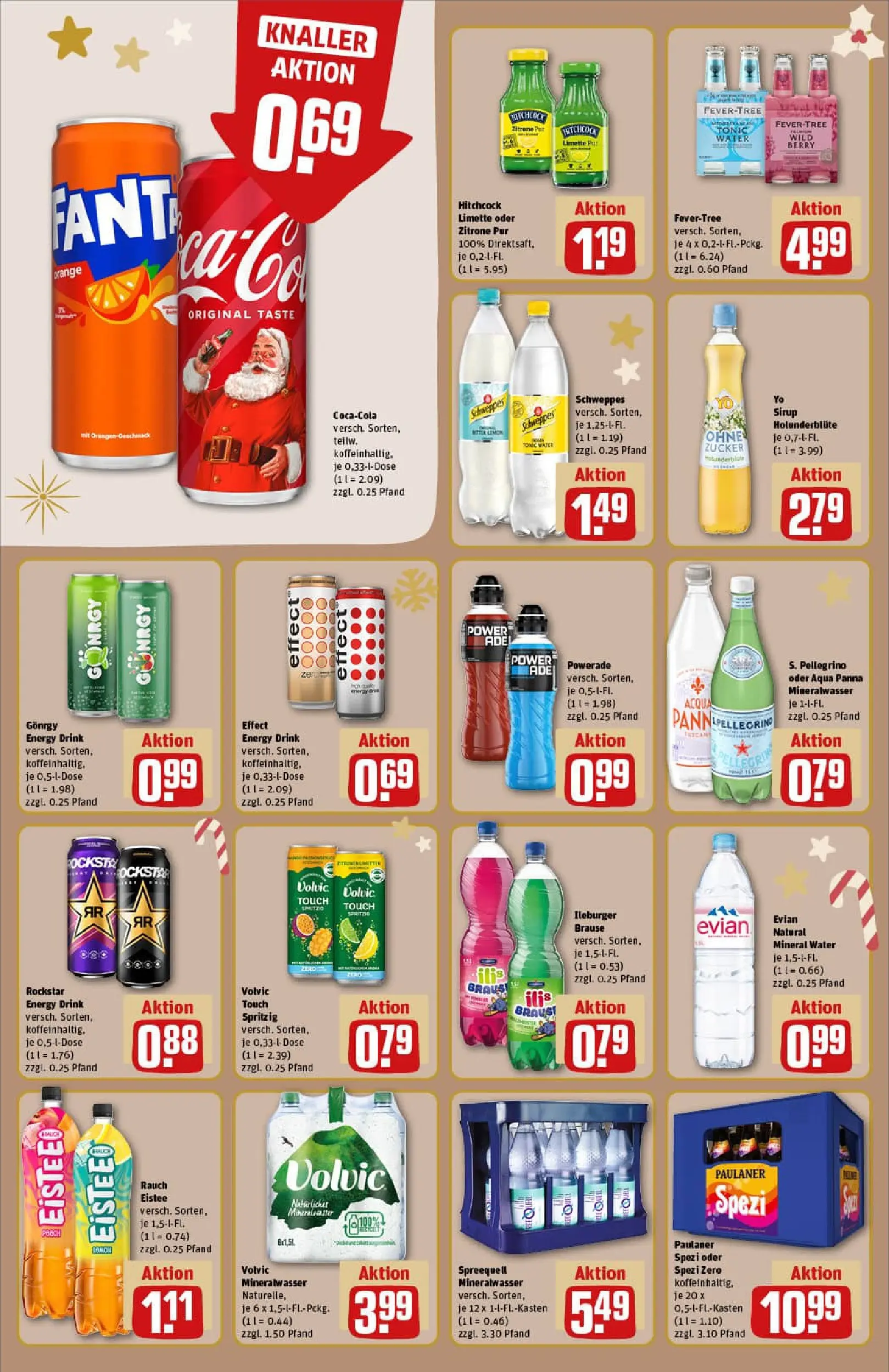 REWE Prospekt ab 15.12.2025 zum Blättern » Angebote | Seite: 20 | Produkte: Rockstar, Sirup, Powerade, Paulaner