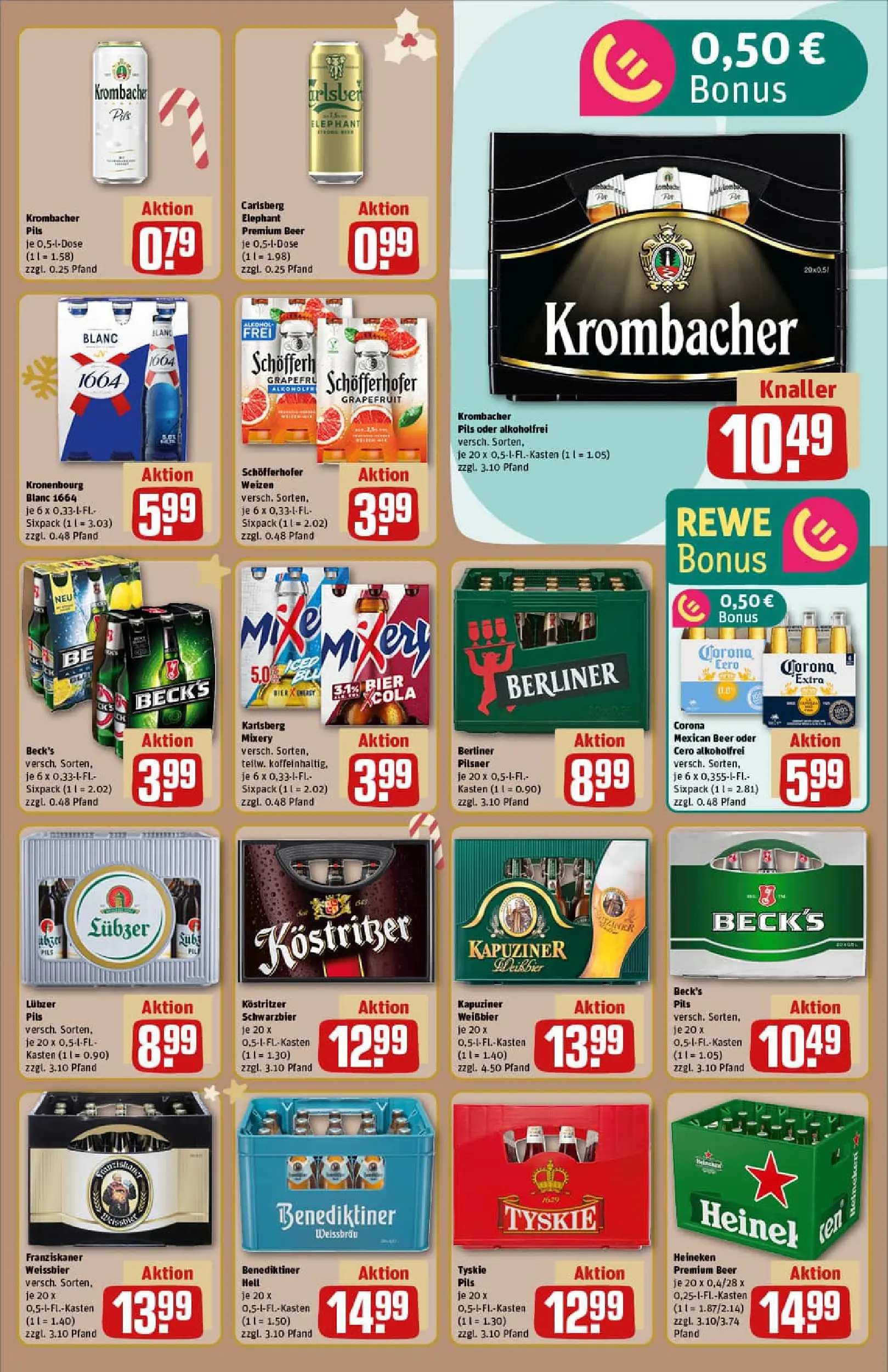 REWE Prospekt ab 15.12.2025 zum Blättern » Angebote | Seite: 21 | Produkte: Berliner, Carlsberg, Heineken, Berliner pilsner