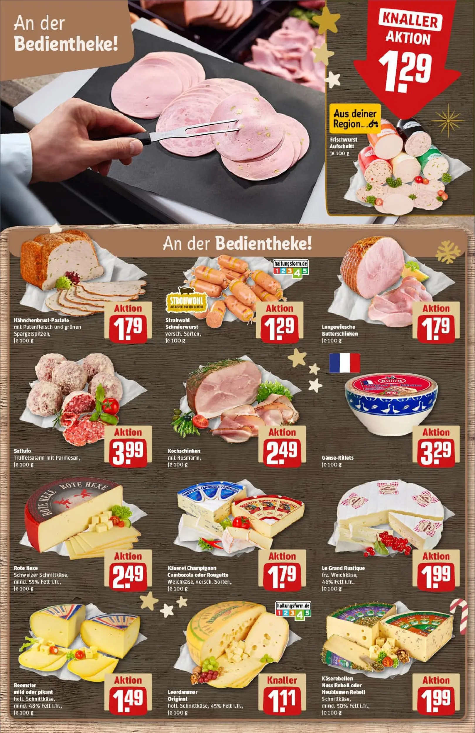 REWE Prospekt ab 15.12.2025 zum Blättern » Angebote | Seite: 12 | Produkte: Leerdammer, Salami