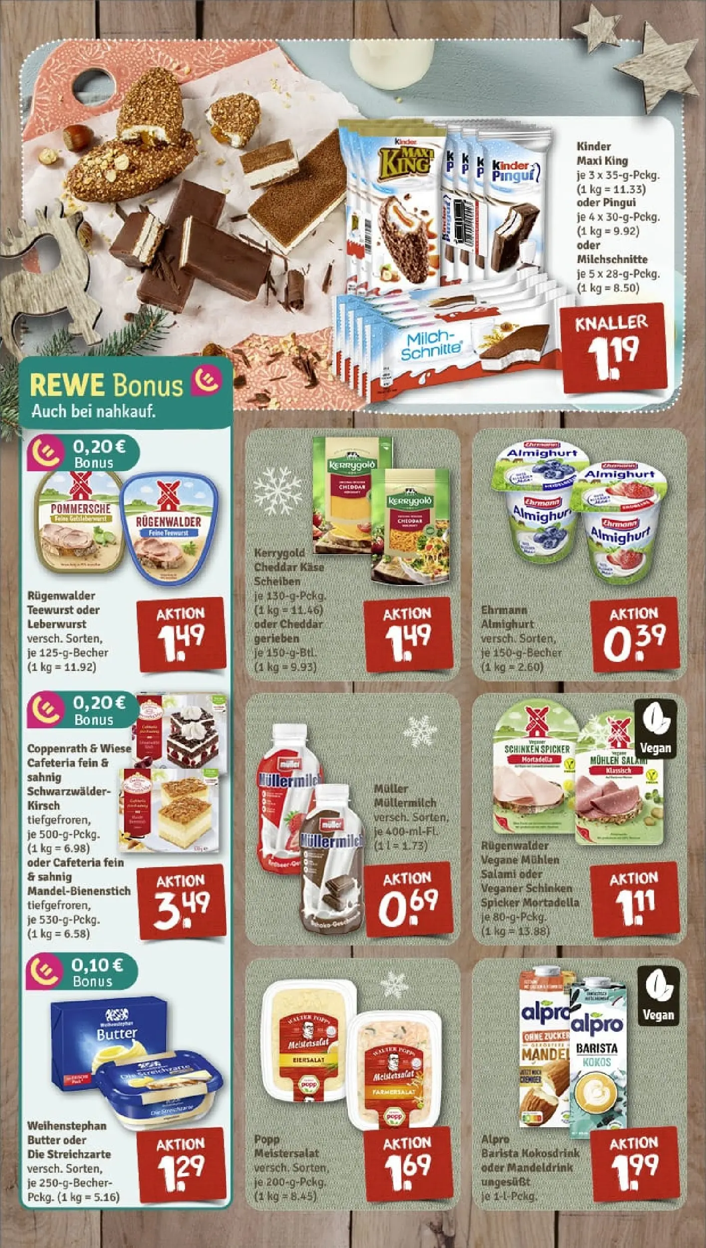 REWE Prospekt ab 15.12.2025 zum Blättern » Angebote | Seite: 5 | Produkte: Ehrmann almighurt, Salami, Schinken, Muller mullermilch