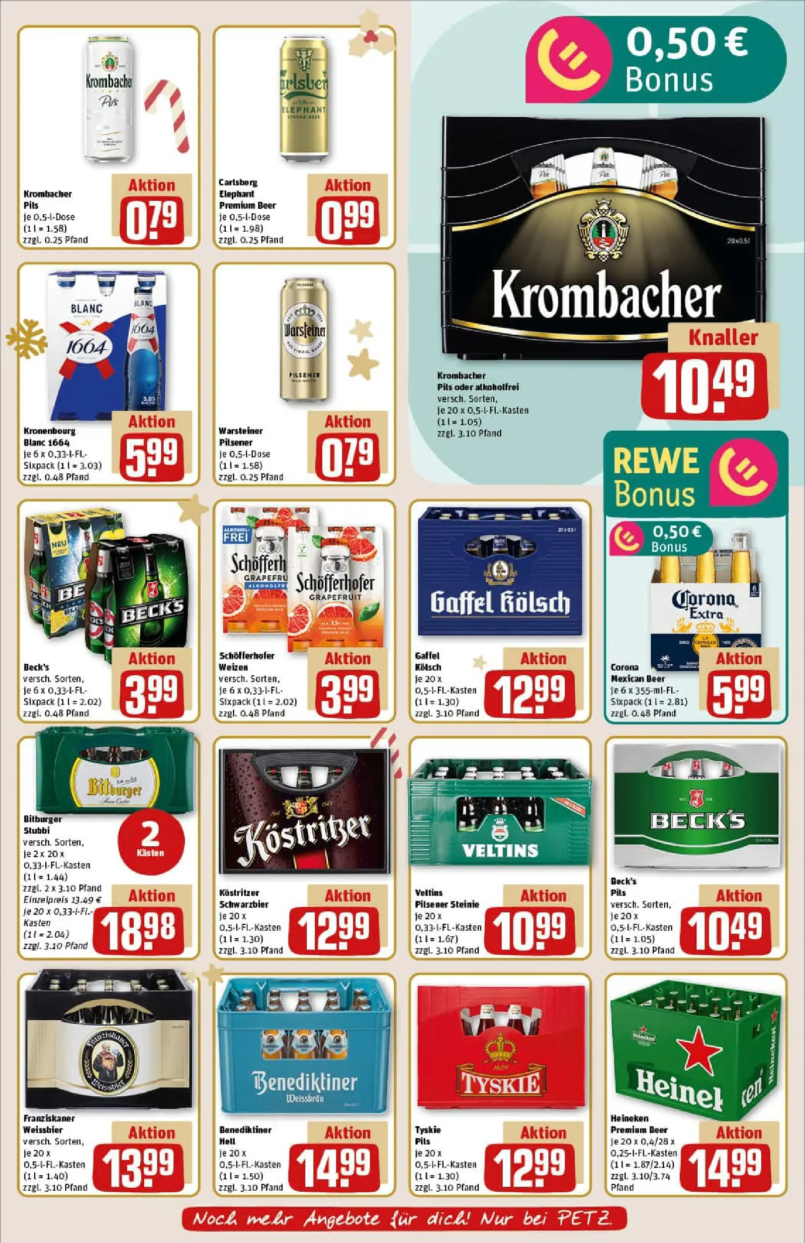 REWE Prospekt ab 15.12.2025 zum Blättern » Angebote | Seite: 17 | Produkte: Carlsberg, Kostritzer, Krombacher, Veltins