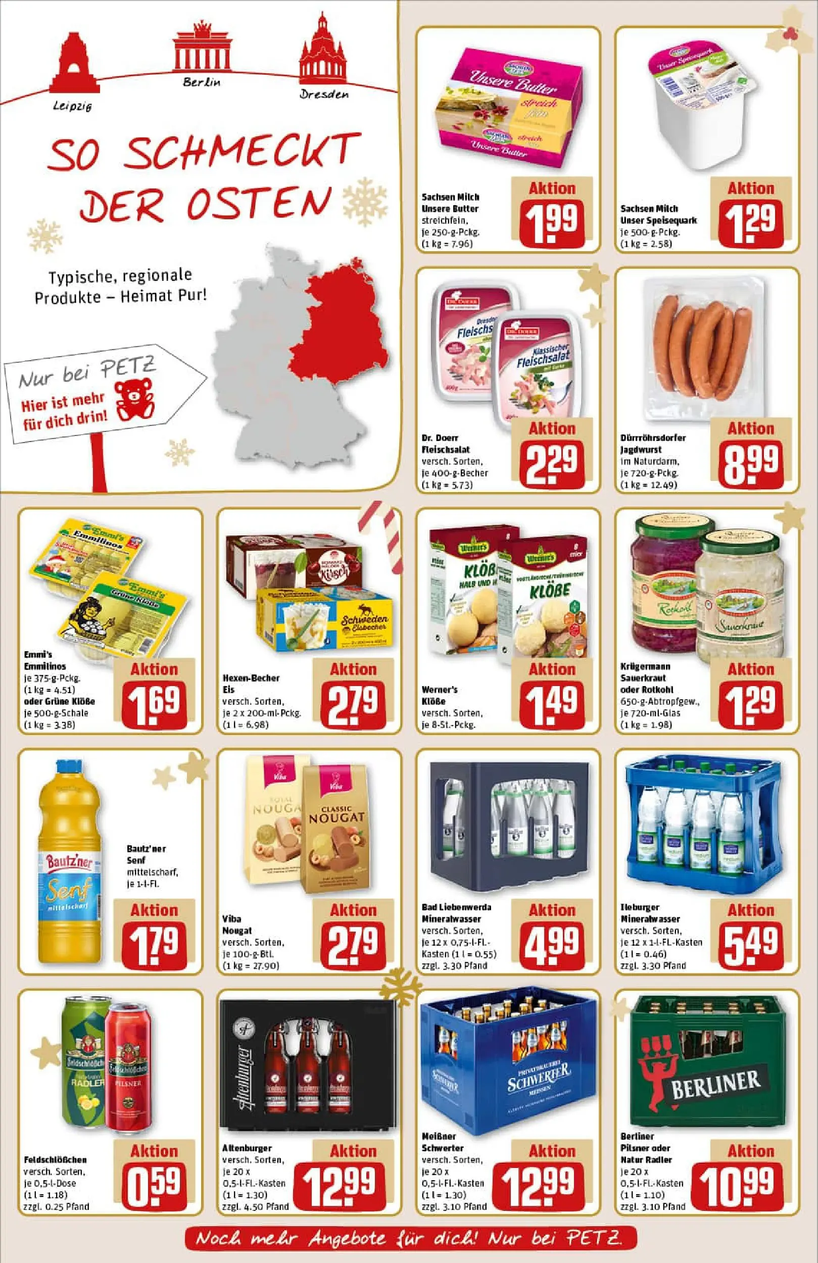 REWE Prospekt ab 15.12.2025 zum Blättern » Angebote | Seite: 10 | Produkte: Milch, Rotkohl, Bad, Berliner pilsner