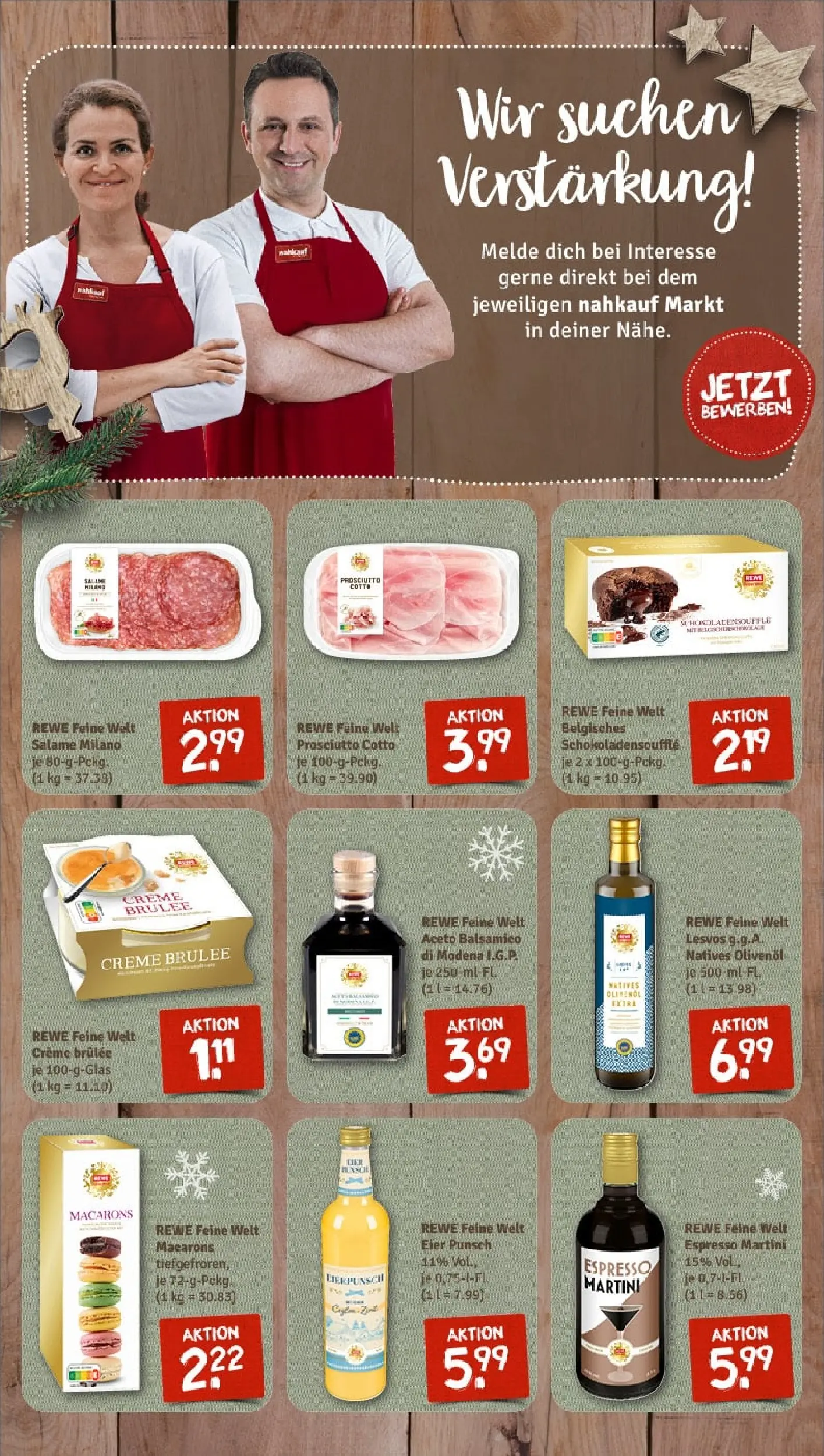 REWE Prospekt ab 15.12.2025 zum Blättern » Angebote | Seite: 11 | Produkte: Martini, Eier, Creme, Creme brulee