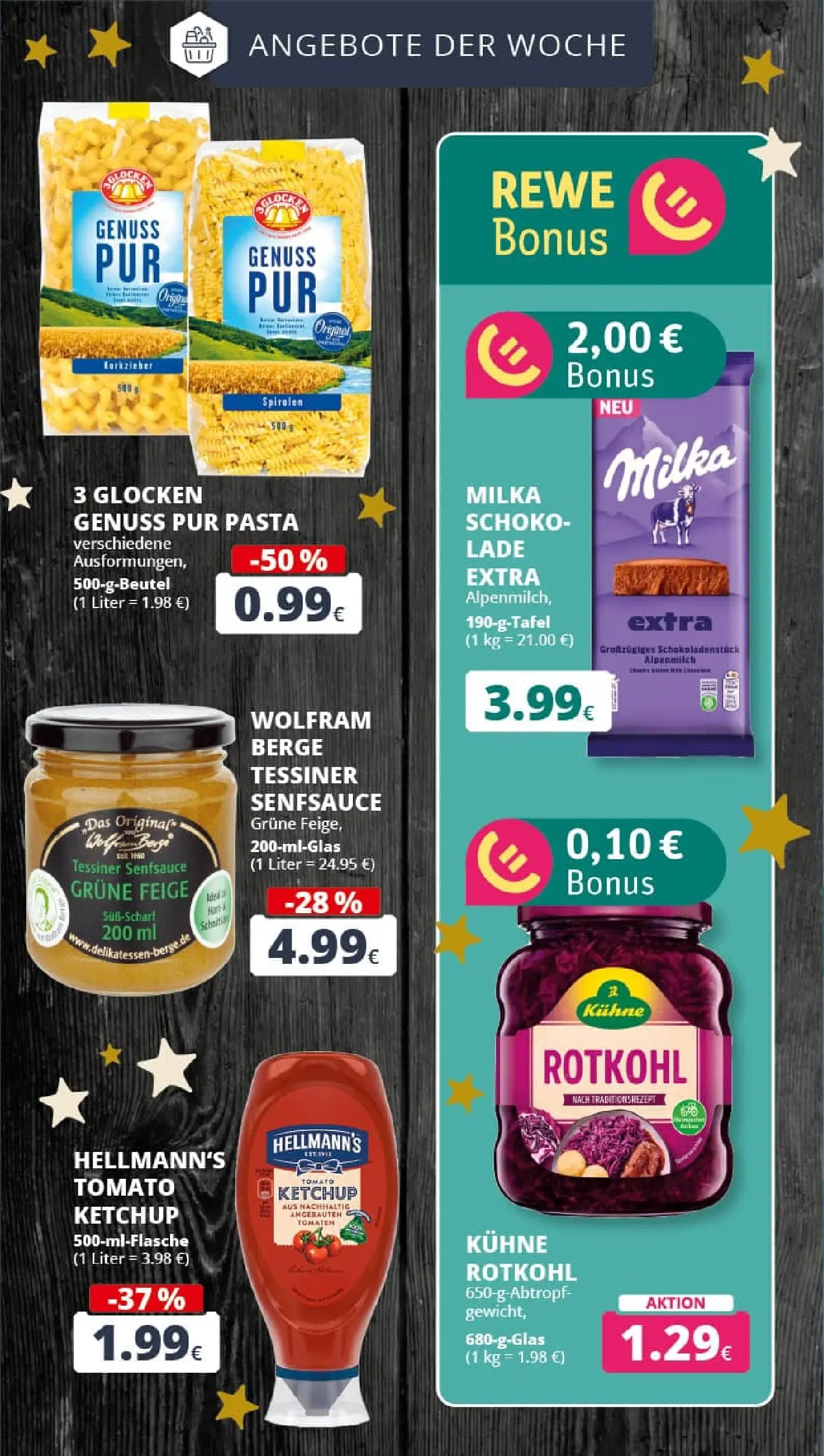 REWE Prospekt ab 15.12.2025 zum Blättern » Angebote | Seite: 4 | Produkte: Rotkohl, Tomaten, Milka, Ketchup