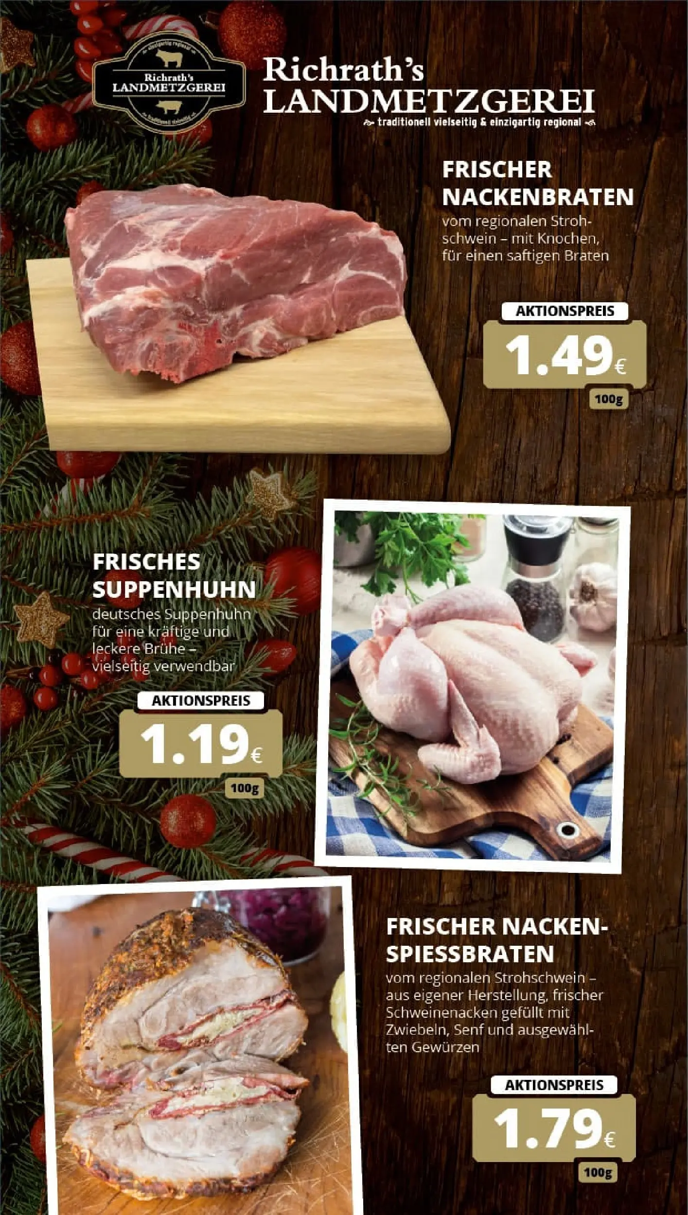 REWE Prospekt ab 15.12.2025 zum Blättern » Angebote | Seite: 9 | Produkte: Schweinenacken