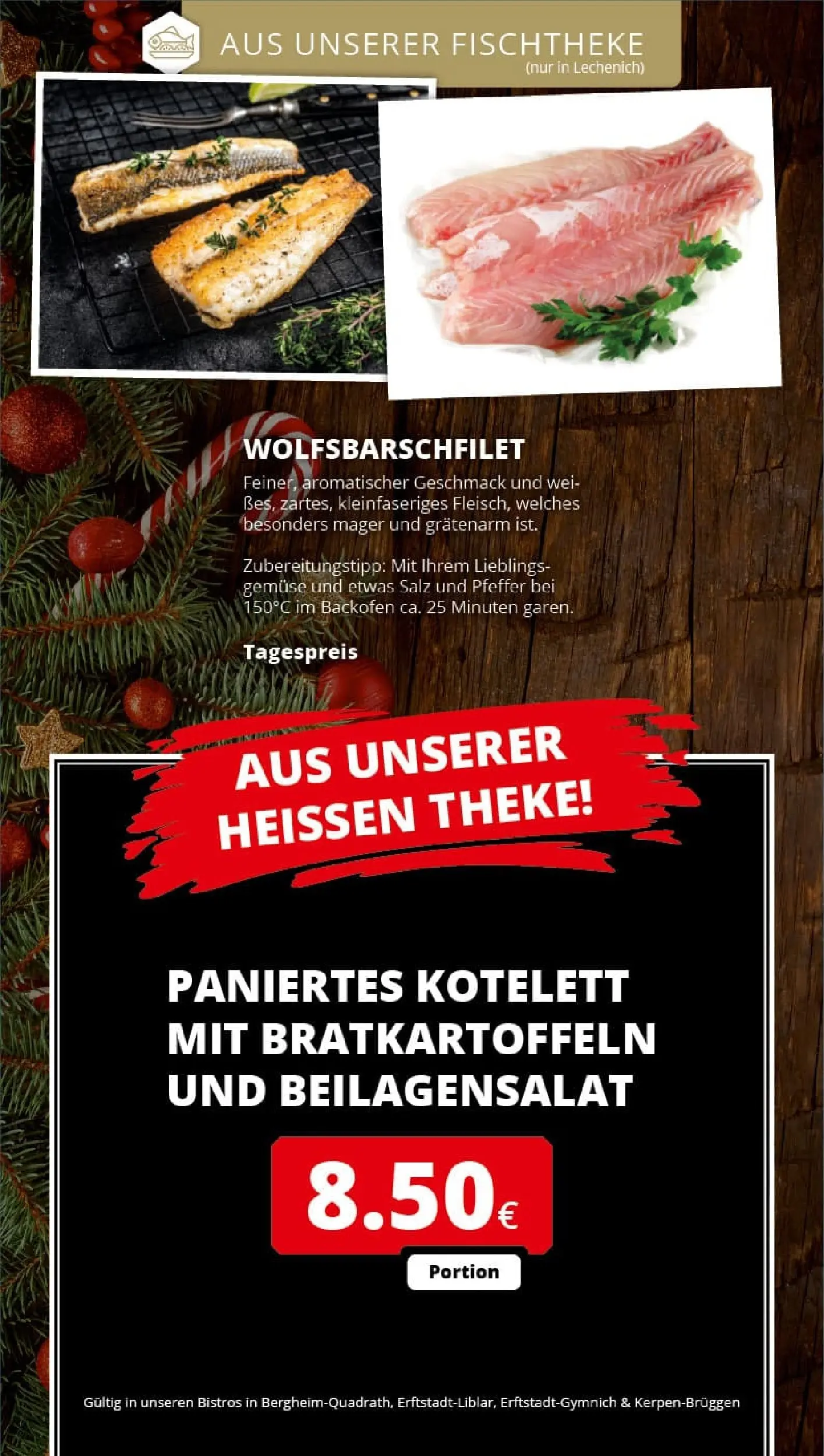 REWE Prospekt ab 15.12.2025 zum Blättern » Angebote | Seite: 13 | Produkte: Theke, Gemüse, Salz, Backofen