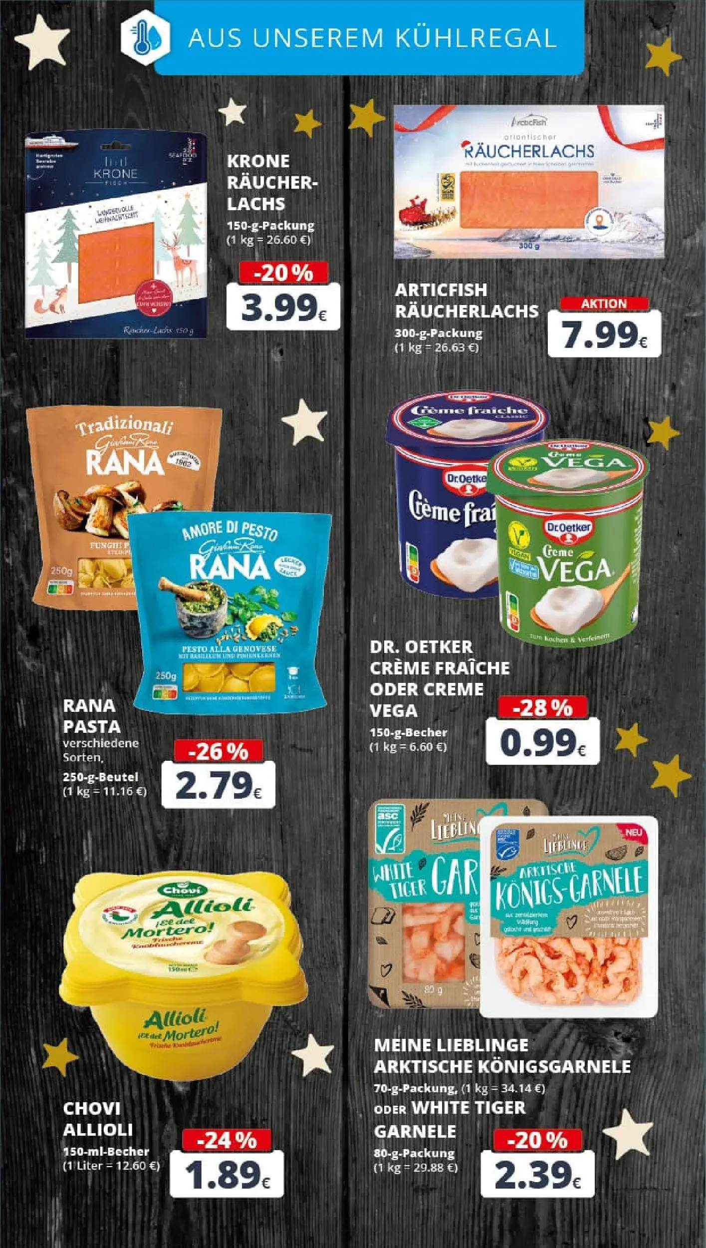 REWE Prospekt ab 15.12.2025 zum Blättern » Angebote | Seite: 16 | Produkte: Creme, Lachs, Räucherlachs, Pasta