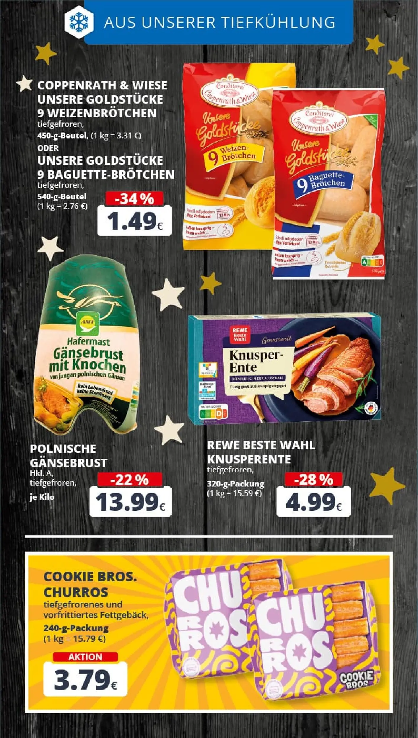 REWE Prospekt ab 15.12.2025 zum Blättern » Angebote | Seite: 18 | Produkte: Baguette, Ente
