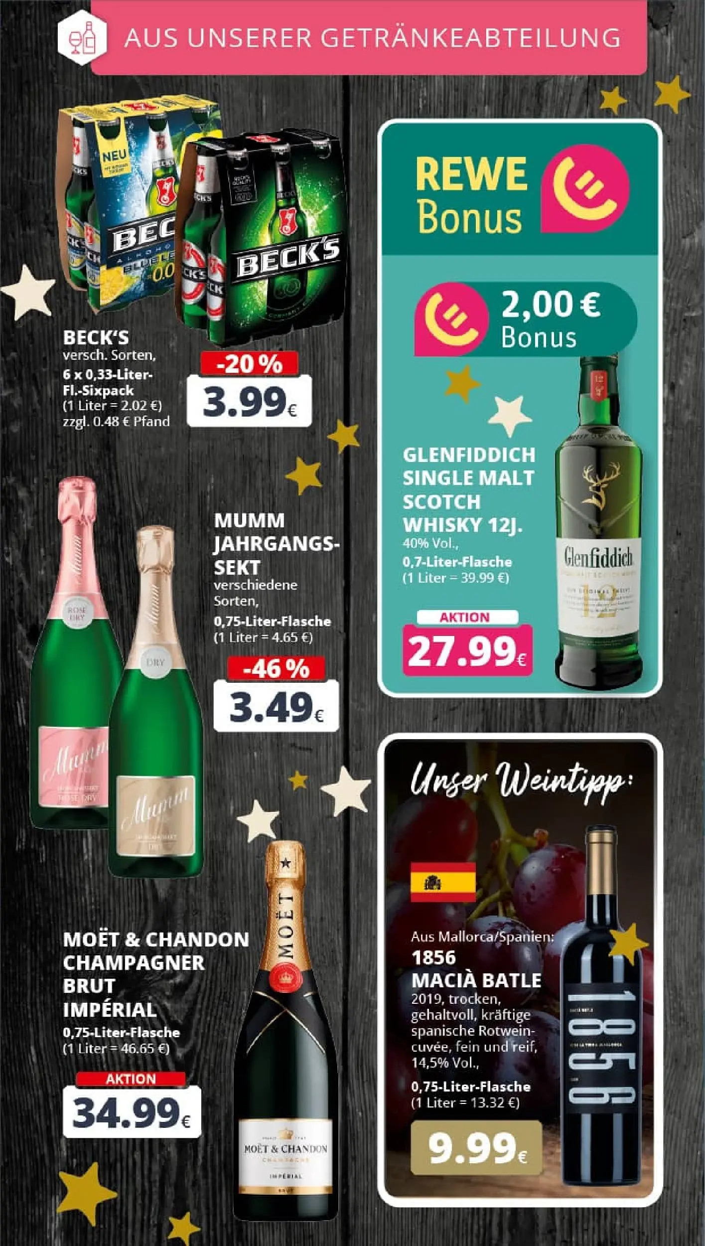 REWE Prospekt ab 15.12.2025 zum Blättern » Angebote | Seite: 22 | Produkte: Whisky, Rotwein, Sekt