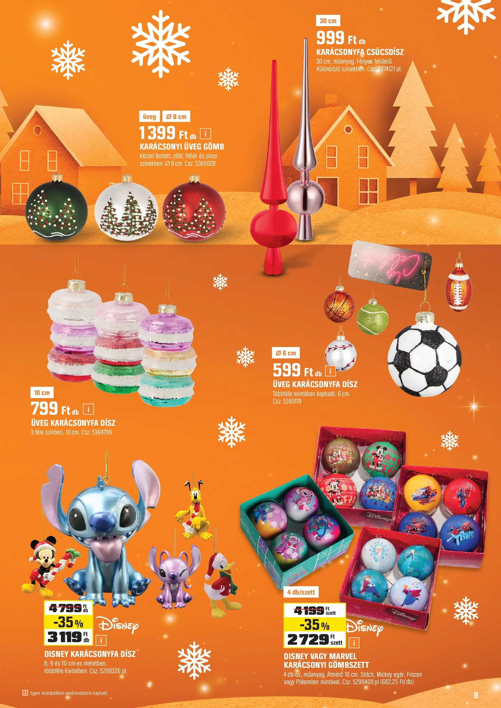 OBI akciós újság 12.02. > Karácsonyi katalógus 2025 🎄 | Oldal: 9 | Termékek: Karácsonyfa