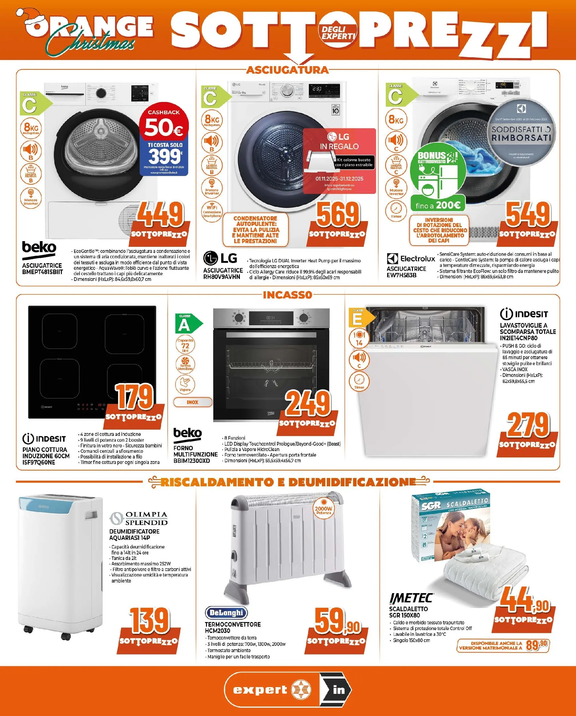 Anteprima volantino Ipercoop dal ﻿11/12/2025﻿ ﻿- nuovo offerte | Pagina: 7 | Prodotti: Deumidificatore, Piano cottura, Forno, Terra