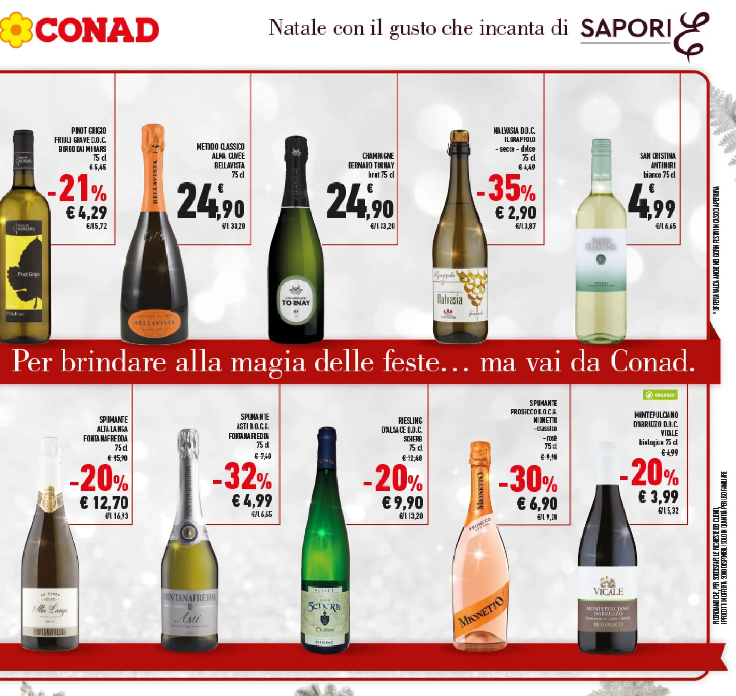 Volantino Conad dal 14/12/2025 > Anteprima | Pagina: 27 | Prodotti: Prosecco, Spumante, Champagne