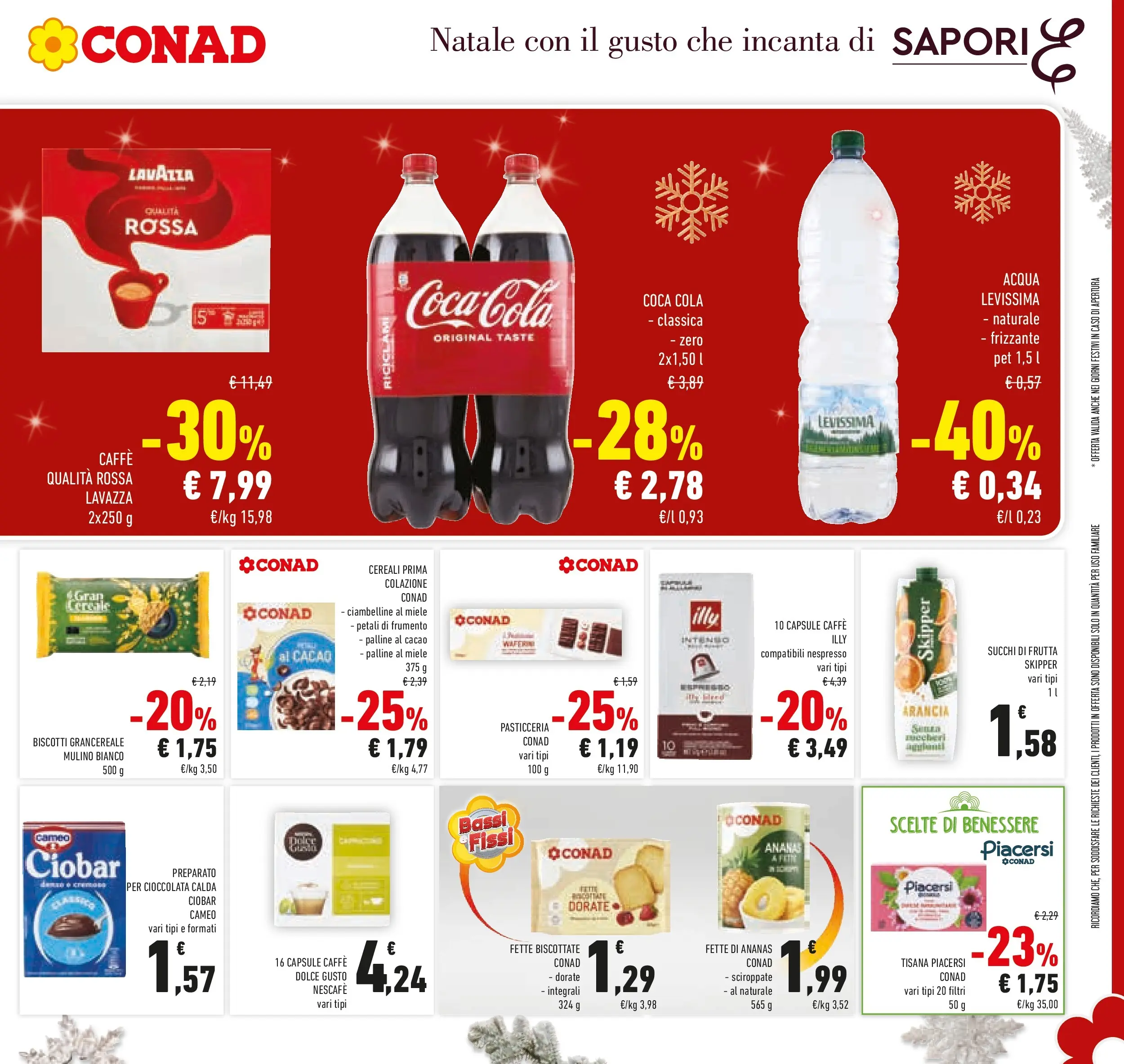 Volantino Conad dal 14/12/2025 > Anteprima | Pagina: 39 | Prodotti: Caffè, Frutta, Miele, Coca Cola