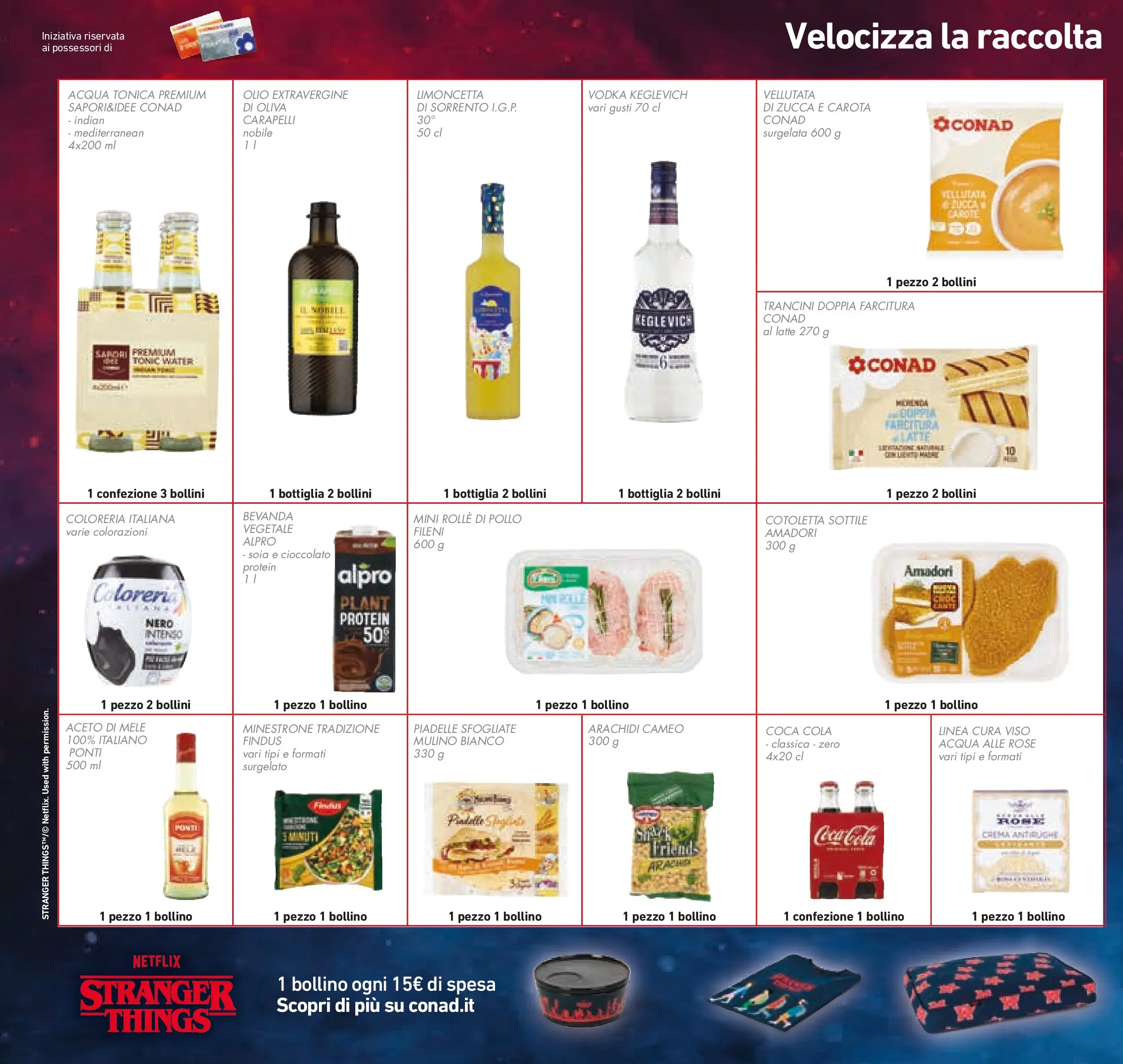 Volantino Conad dal 14/12/2025 > Anteprima | Pagina: 46 | Prodotti: Cioccolato, Acqua tonica, Vodka, Latte