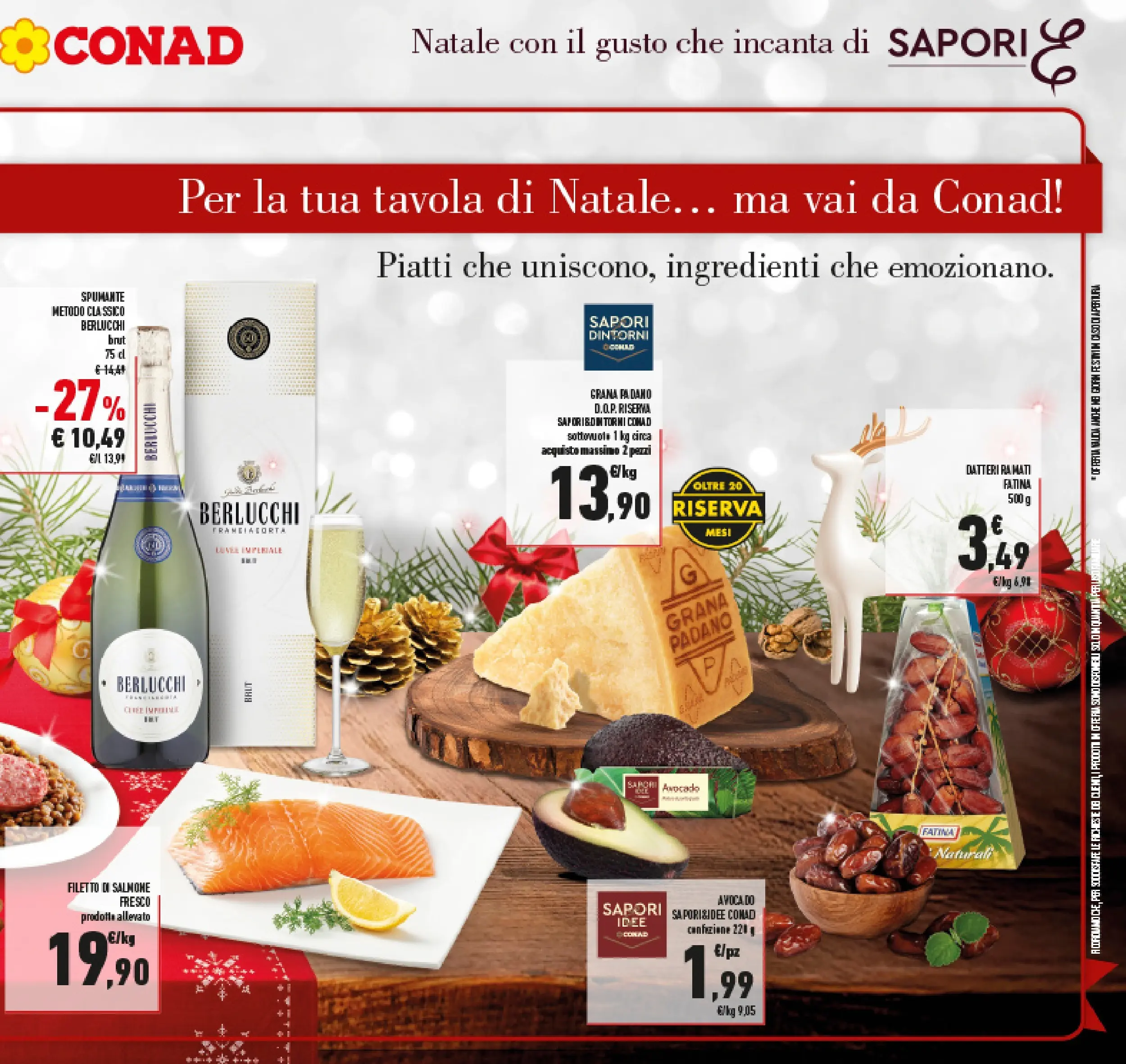 Volantino Conad dal 14/12/2025 > Anteprima | Pagina: 5 | Prodotti: Salmone, Avocado, Spumante, Grana Padano