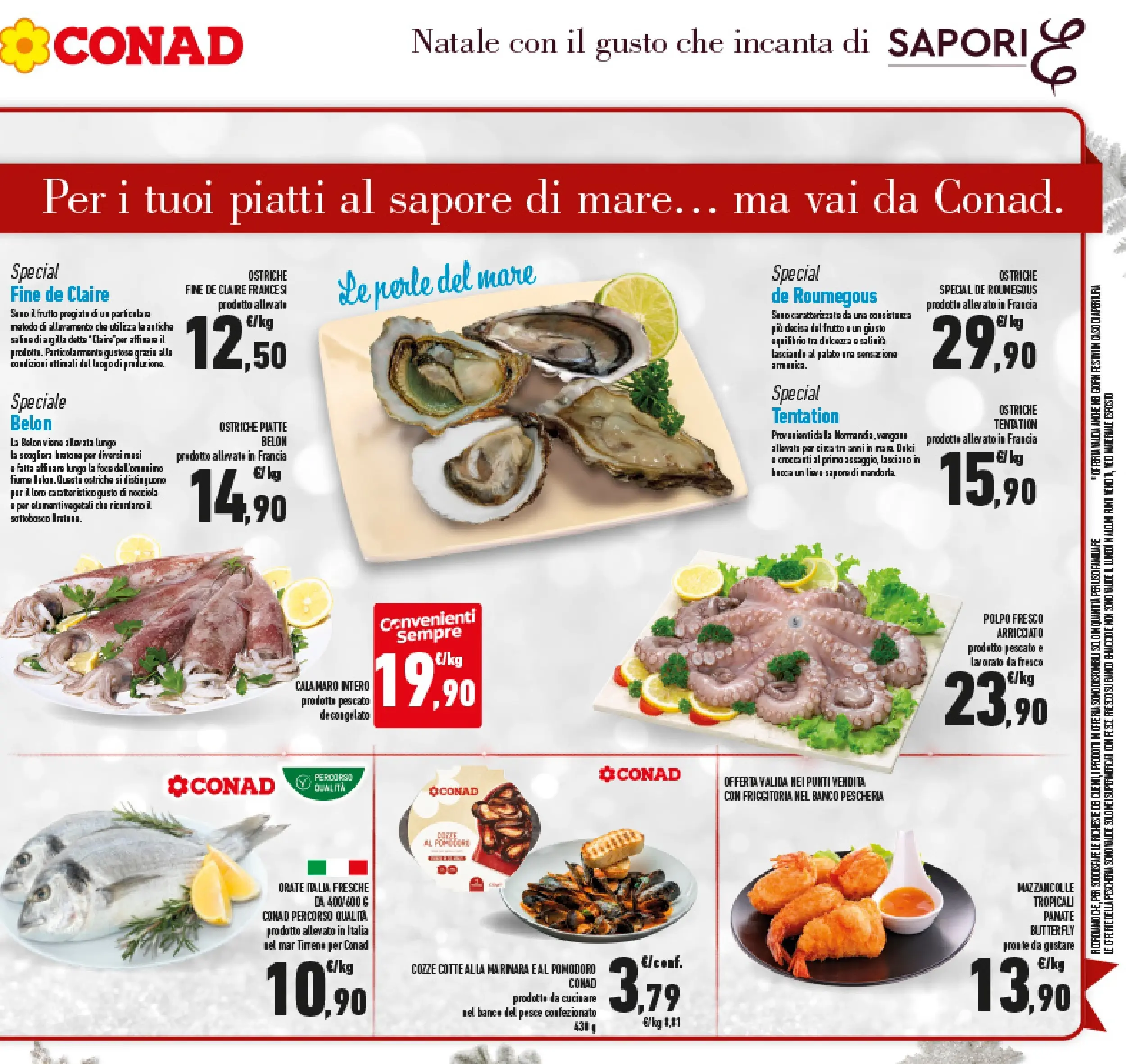 Volantino Conad dal 14/12/2025 > Anteprima | Pagina: 11 | Prodotti: Pesce, Tè, Cozze, Pomodoro